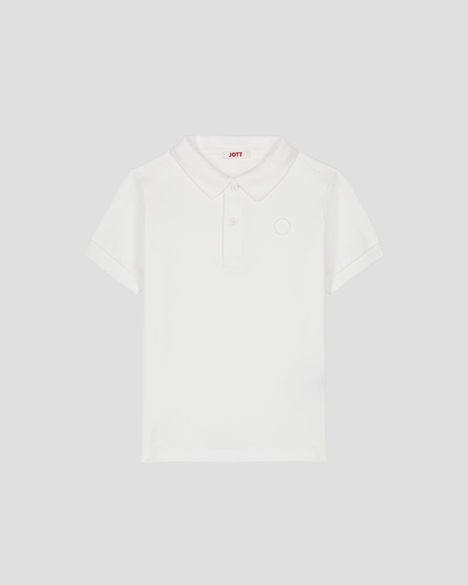 Polo enfant en coton Blanc Ciro