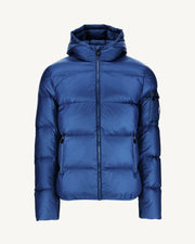 Doudoune à capuche Grand Froid Dark denim Java