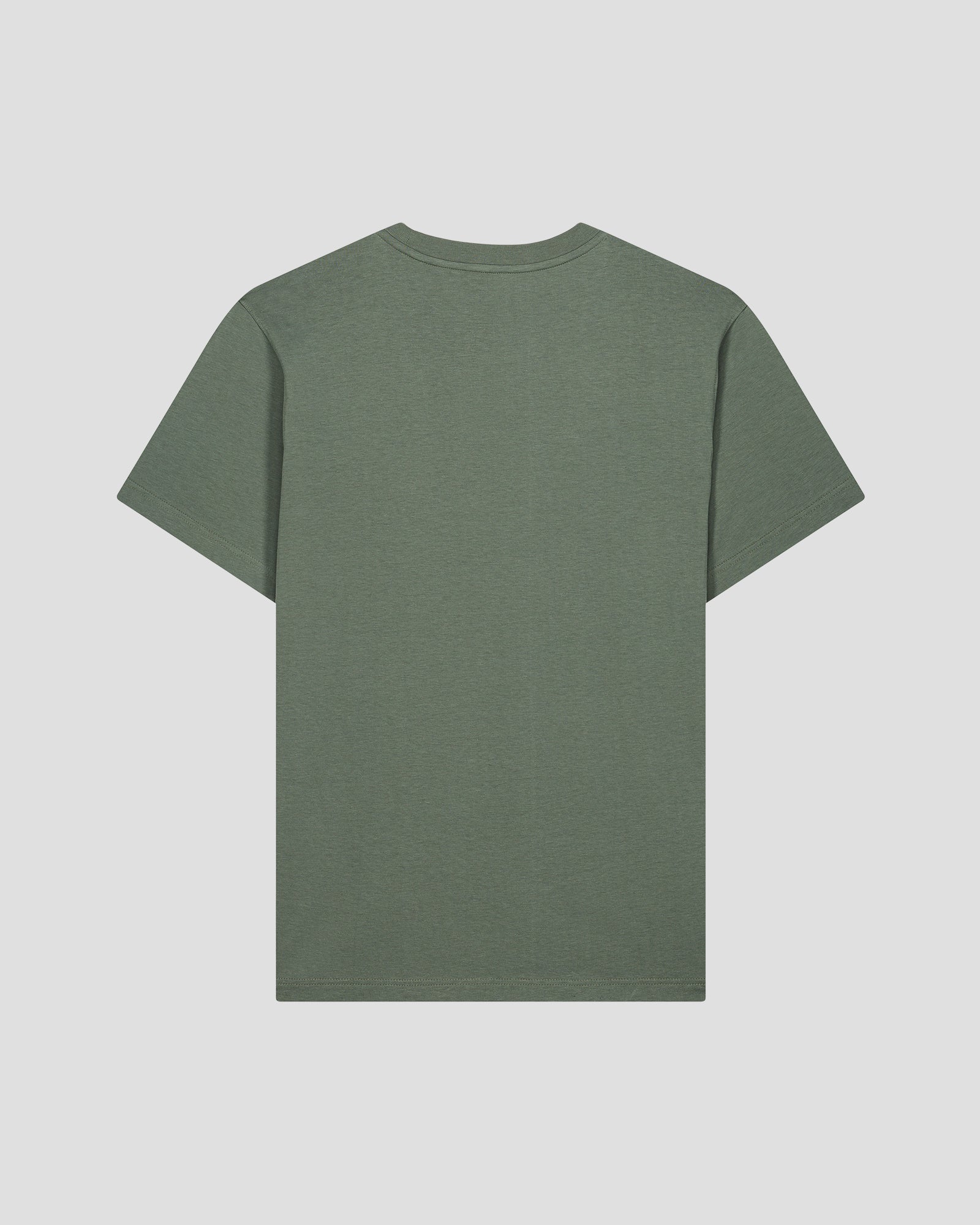 T-shirt à col rond homme en coton Vert sauge Pedro