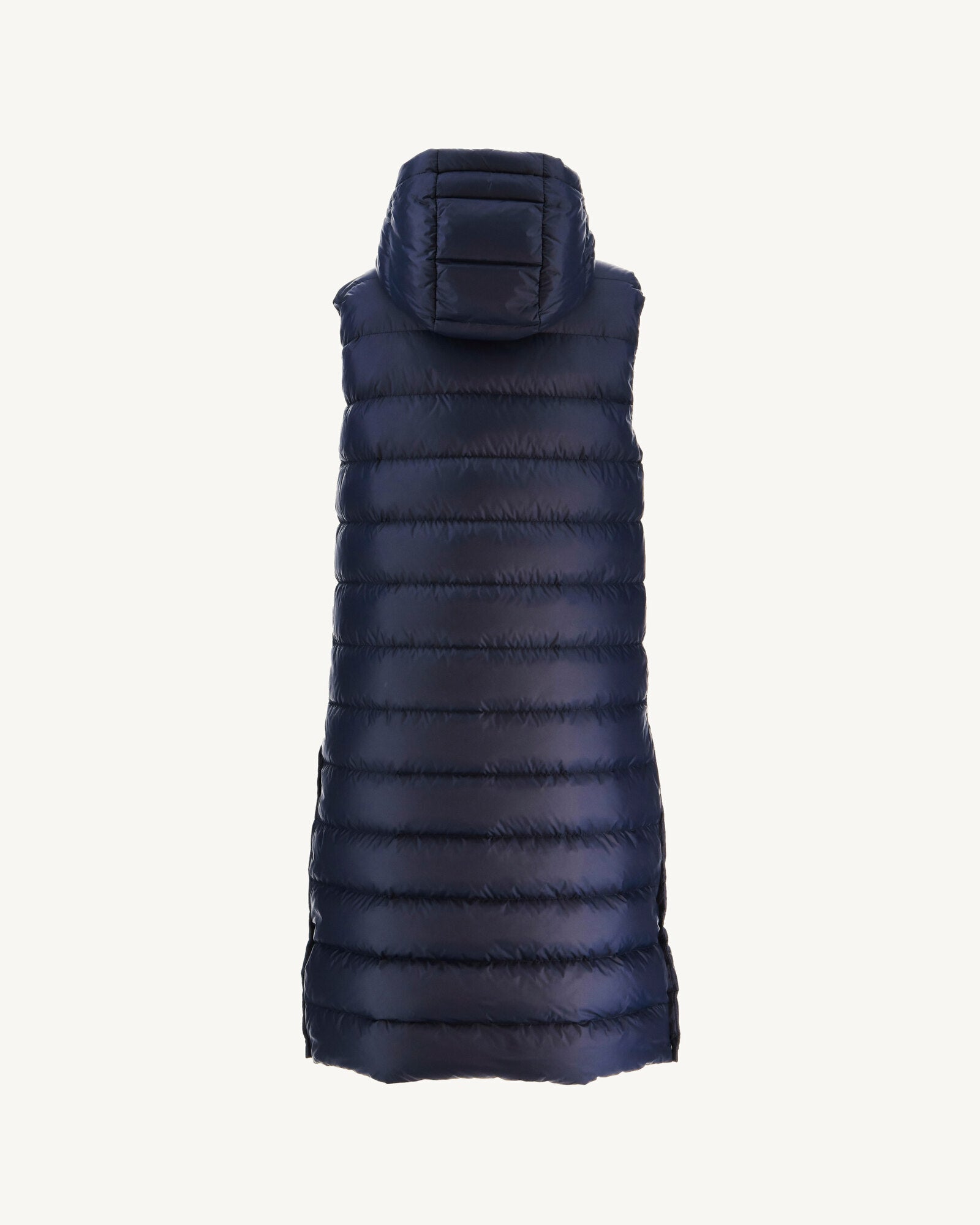 Doudoune longue droite à capuche Marine Lola