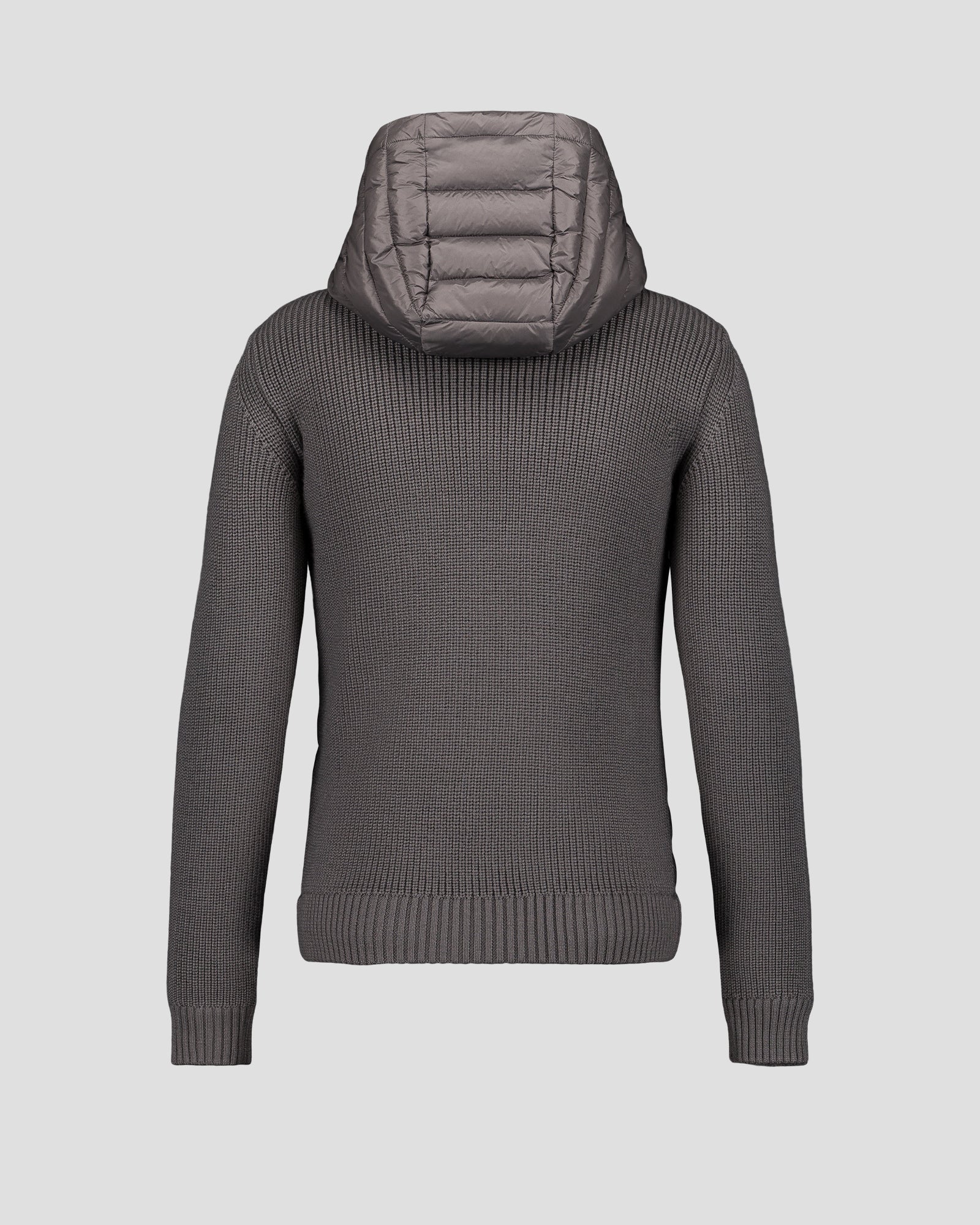 Doudoune bi-matière Anthracite Jumping