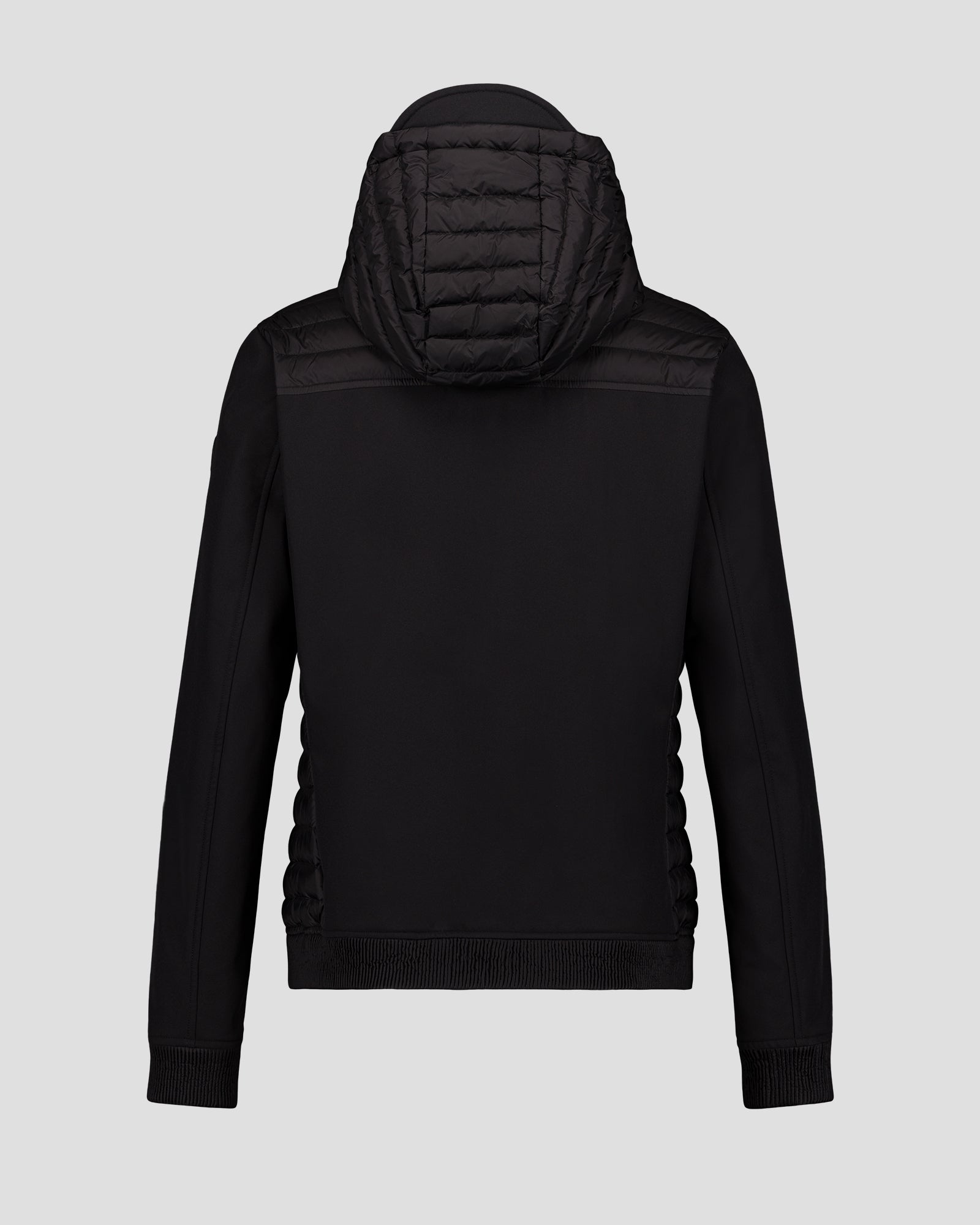 Doudoune bi-matière softshell Noir Paco 2.0