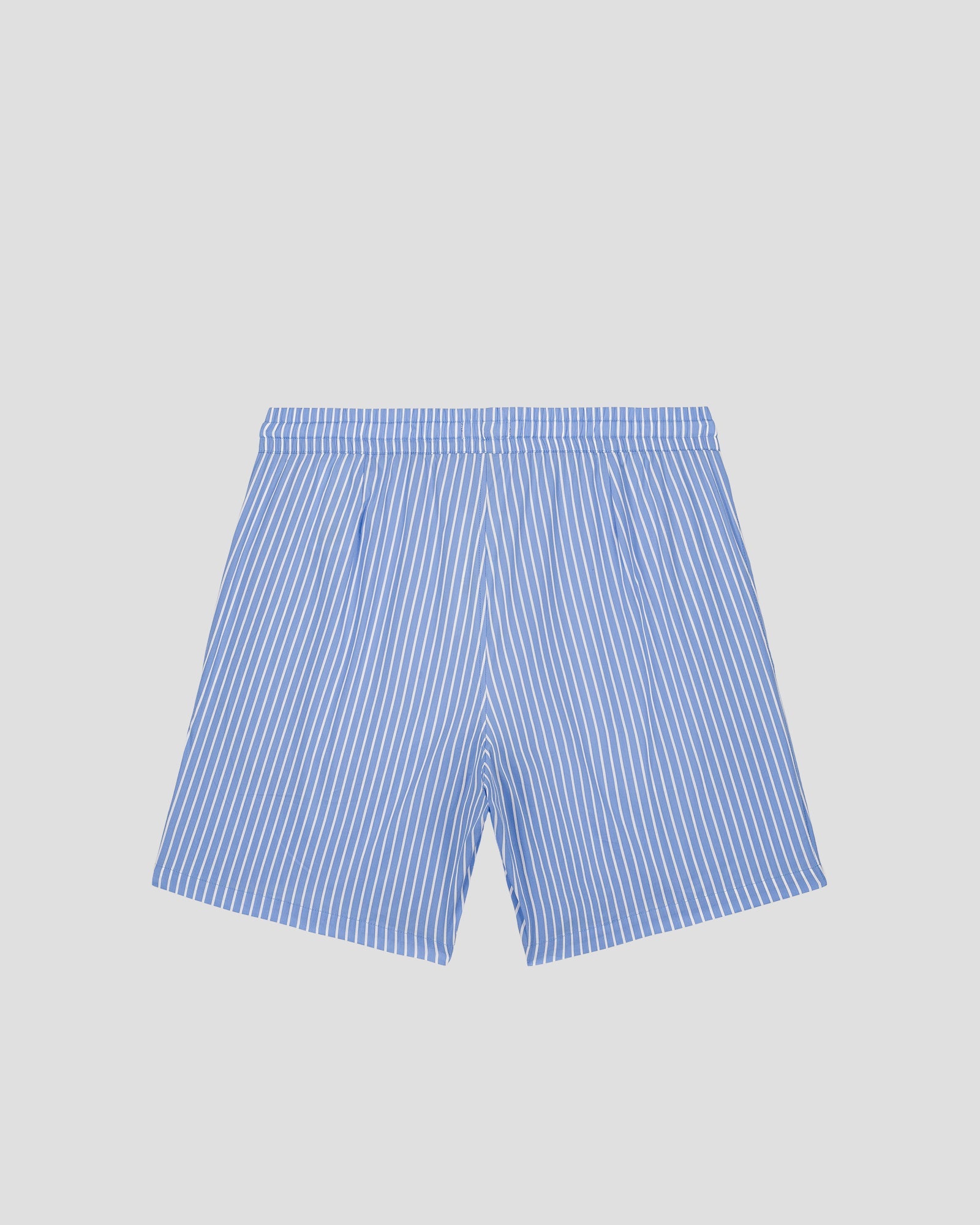 Short en popeline Bleu céleste rayé Saul stripe