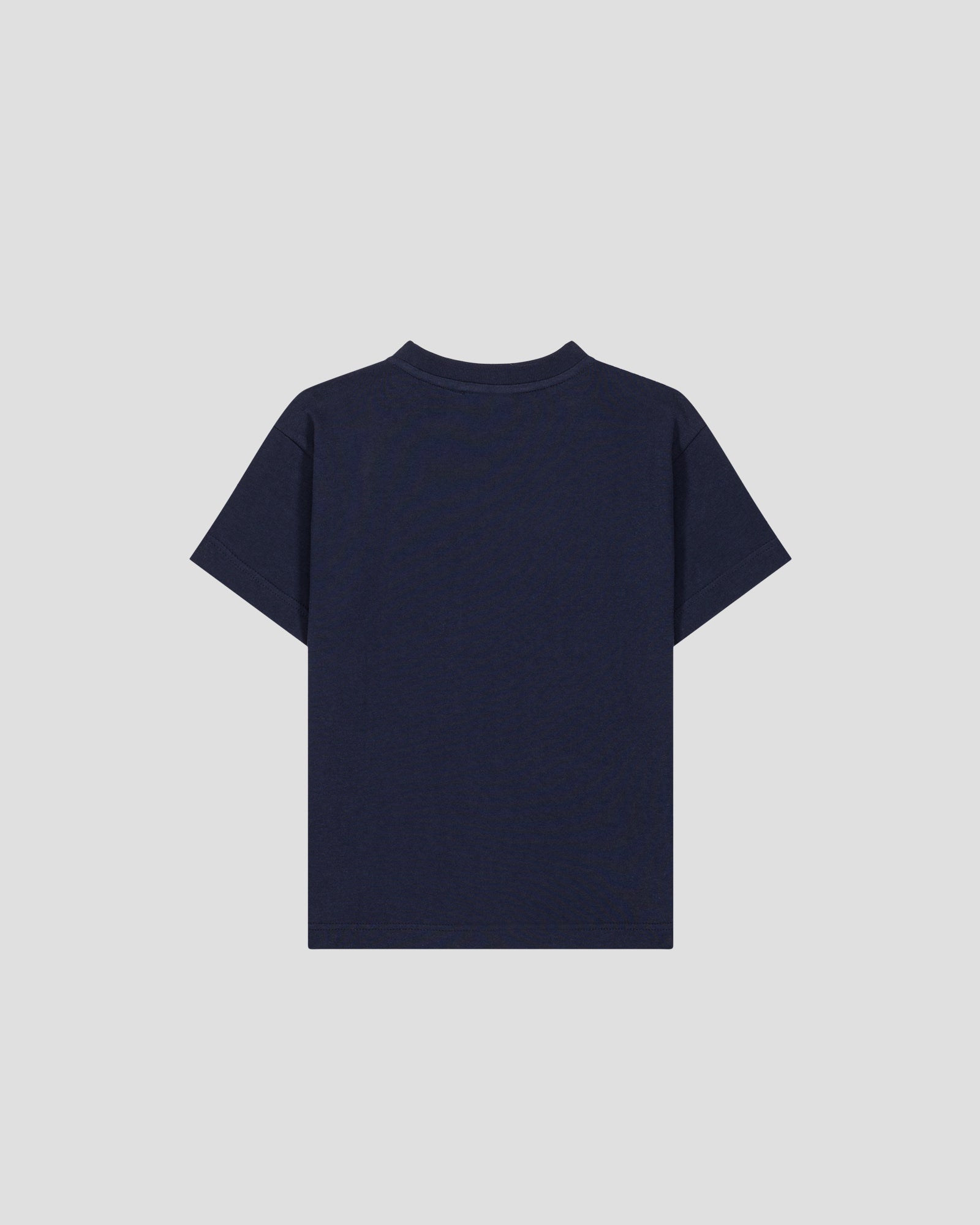 T-shirt enfant col rond Marine Yuan