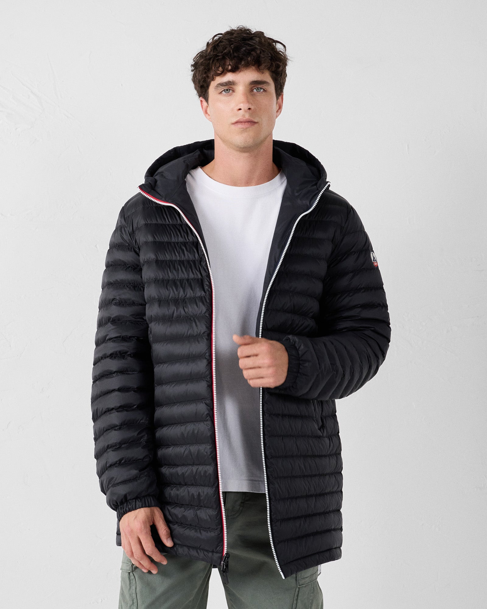 Doudoune longue réversible Noir/noir Assen