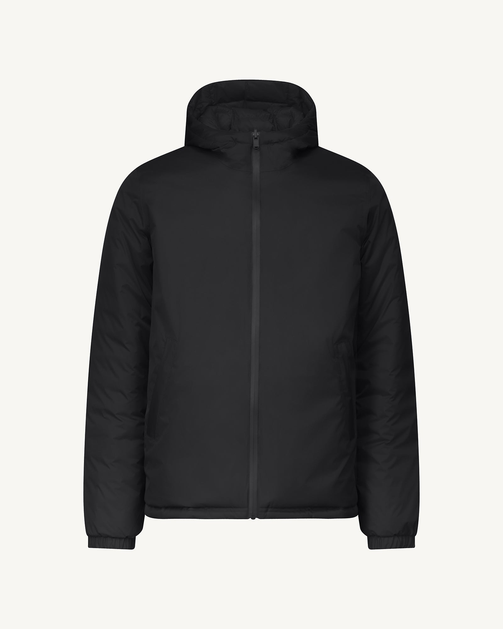 Doudoune réversible à capuche Noir Bergen 2.0