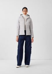 Doudoune à capuche stretch légère Reflet de mer Salma