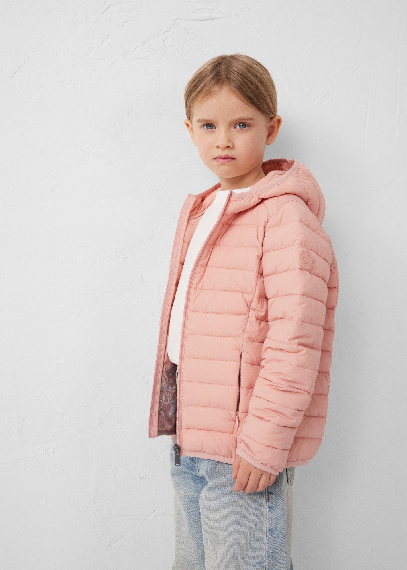 Doudoune enfant légère stretch Sable rose Willo