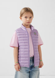 Doudoune sans manches enfant Encens violet Zoe
