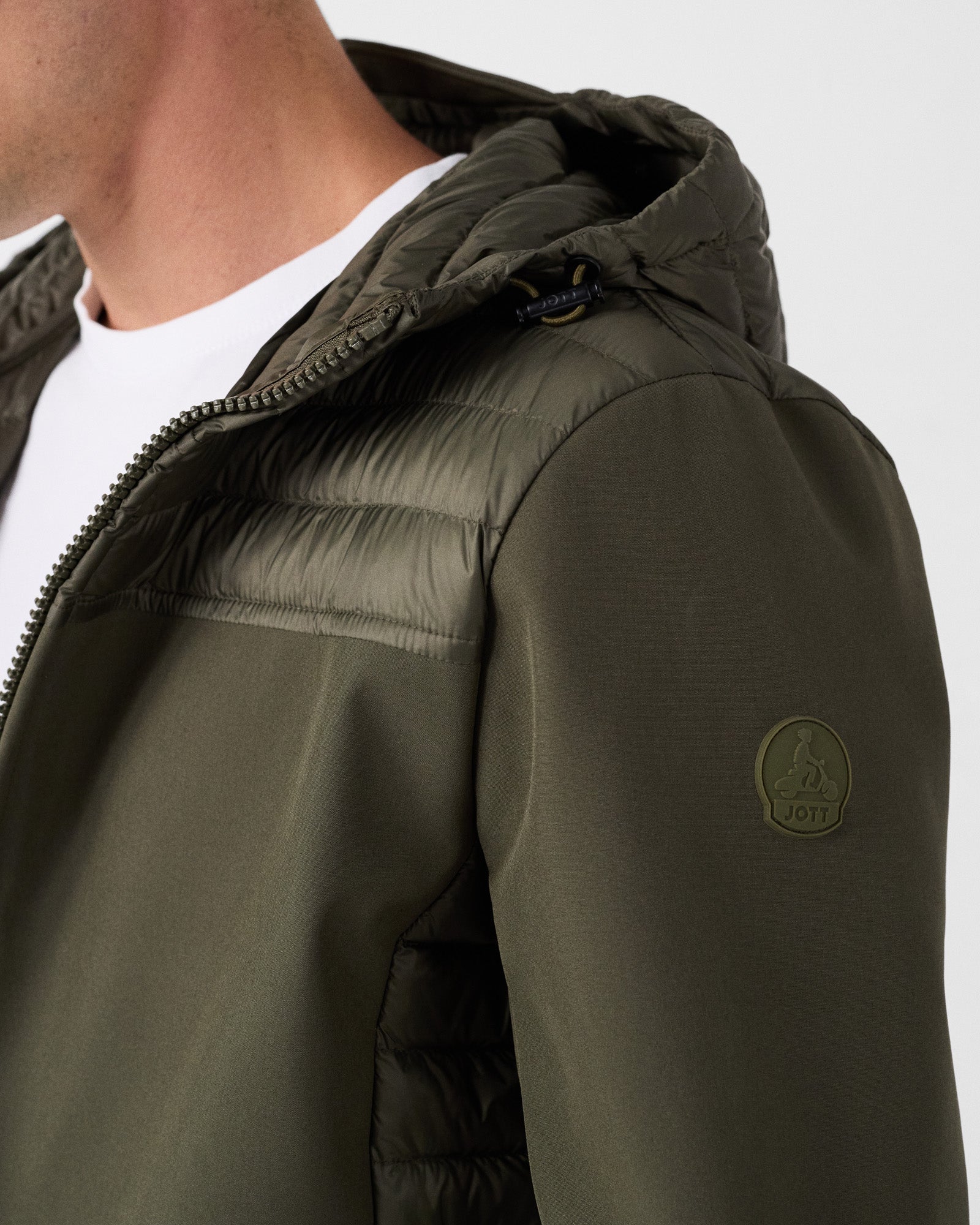 Doudoune bi-matière softshell Army Paco 2.0