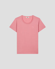 T-shirt à col rond femme en coton Pink antique Angel 2.0