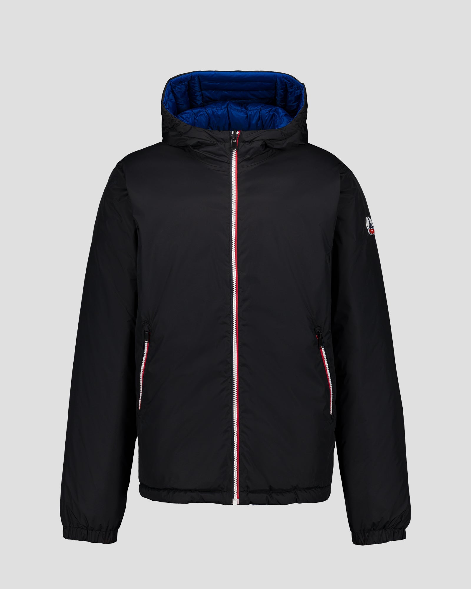Doudoune réversible Noir/bleu cobalt Brummen