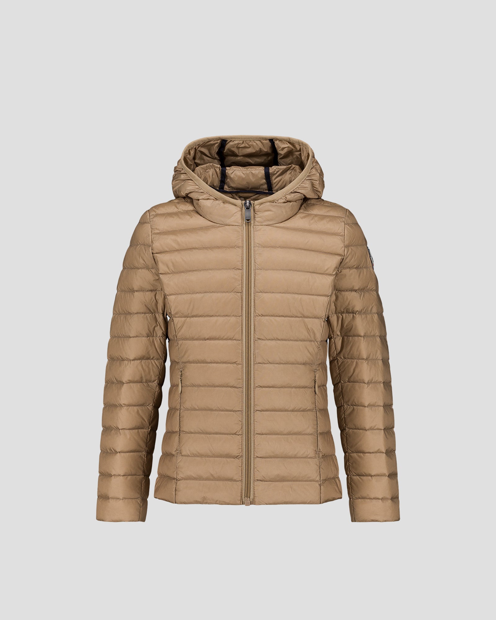 Doudoune légère à capuche enfant Beige Carla