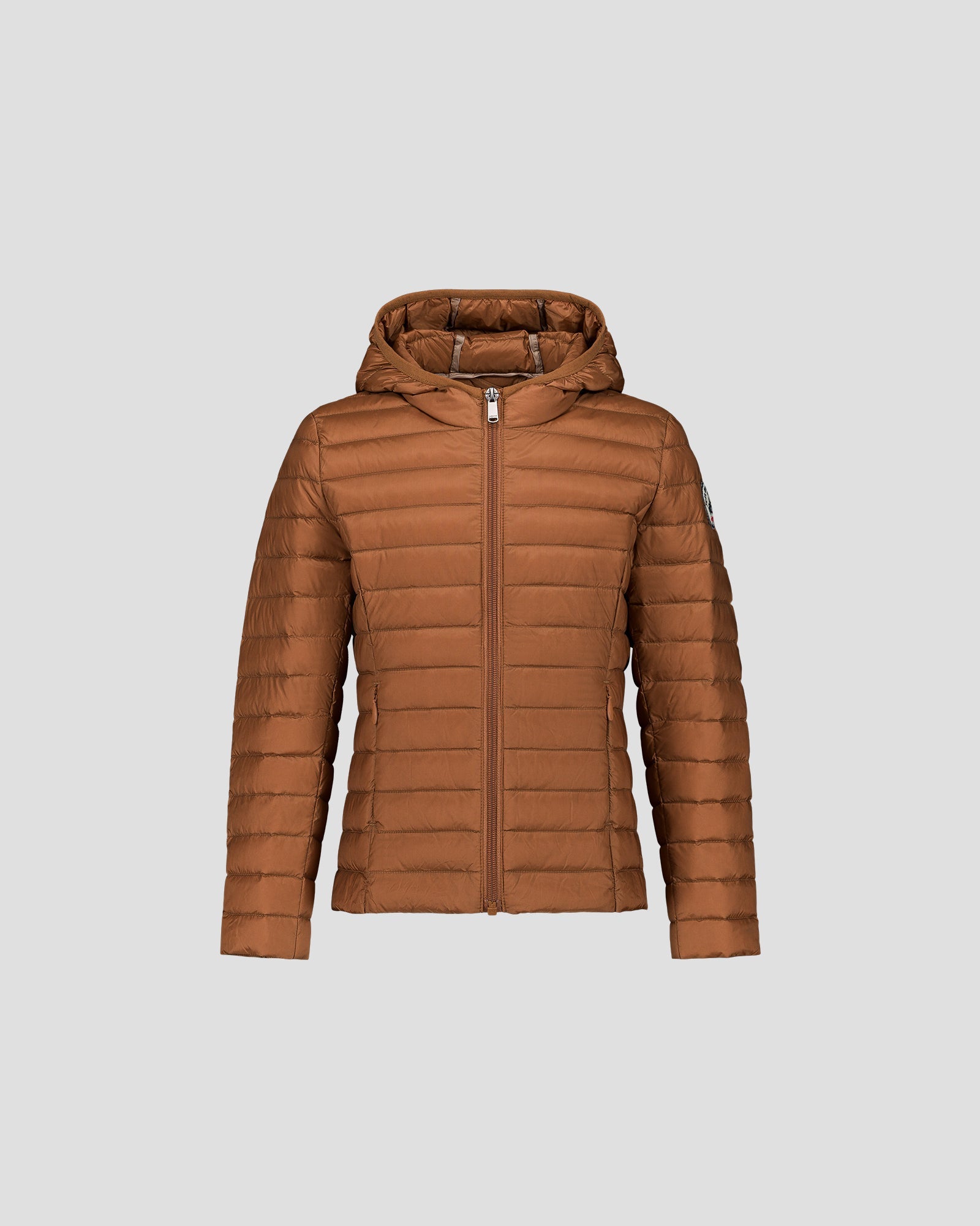 Doudoune légère à capuche enfant Sucre roux Carla