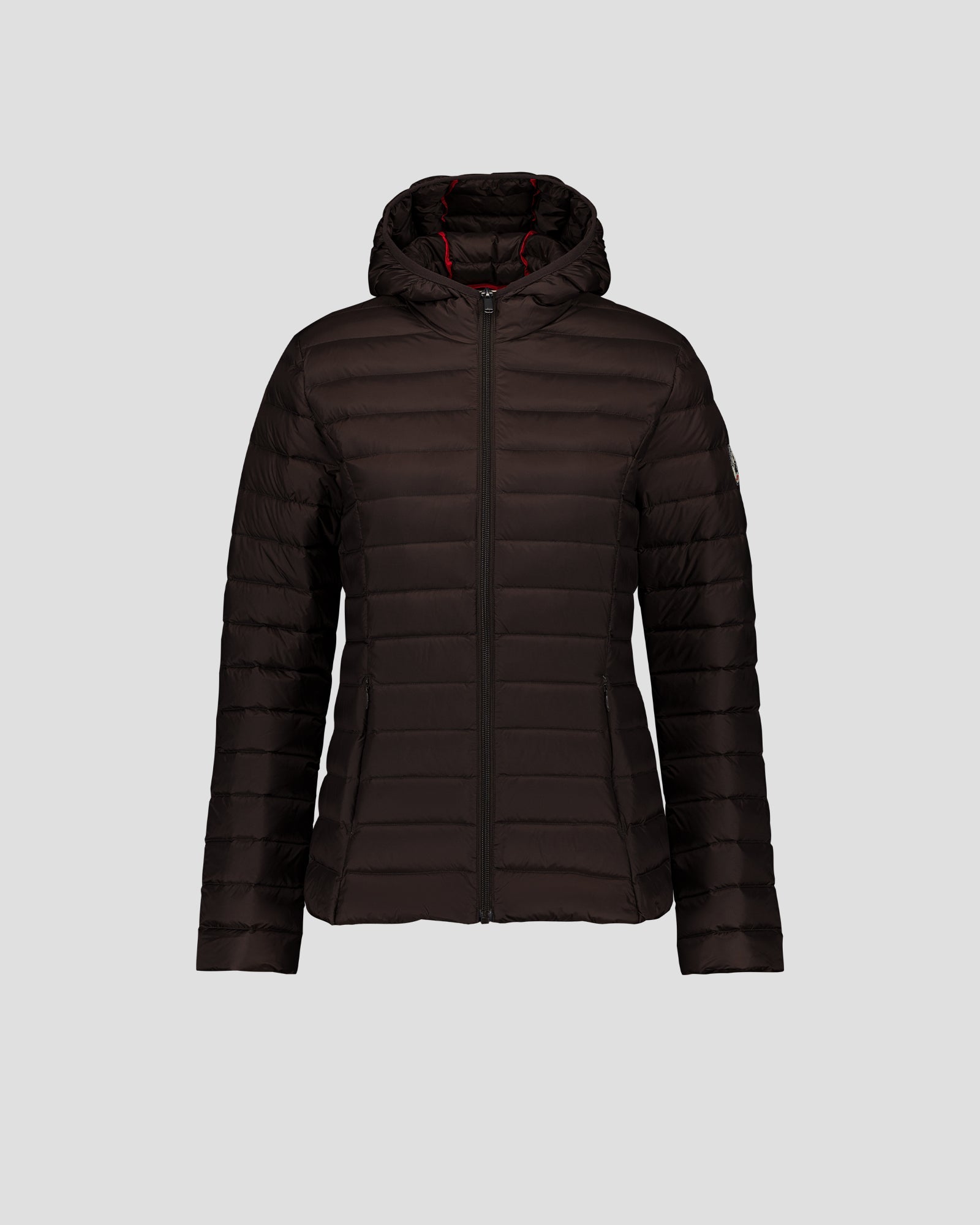 Doudoune légère à capuche Café noir Cloe