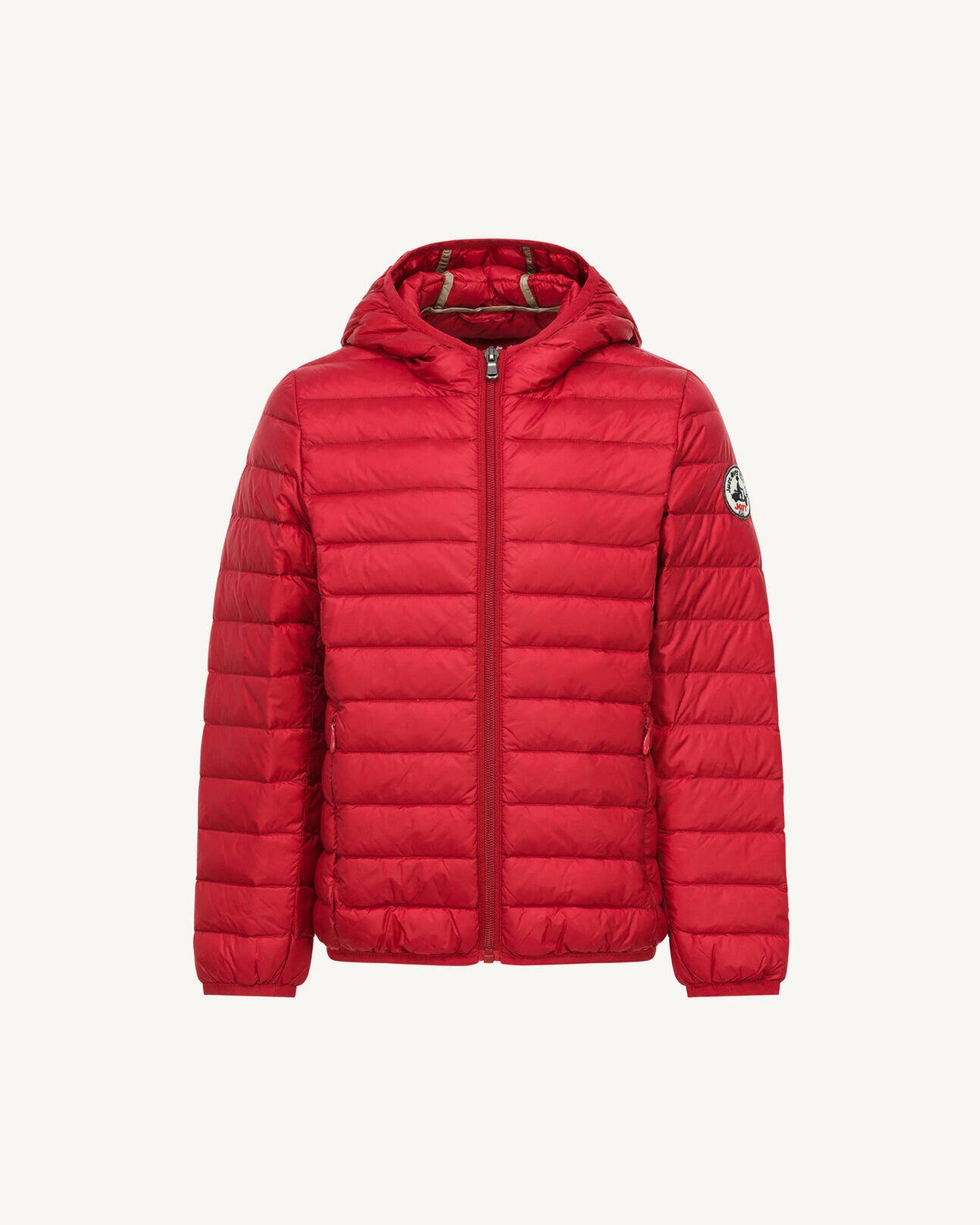 Doudoune légère à capuche enfant Rouge Hugo