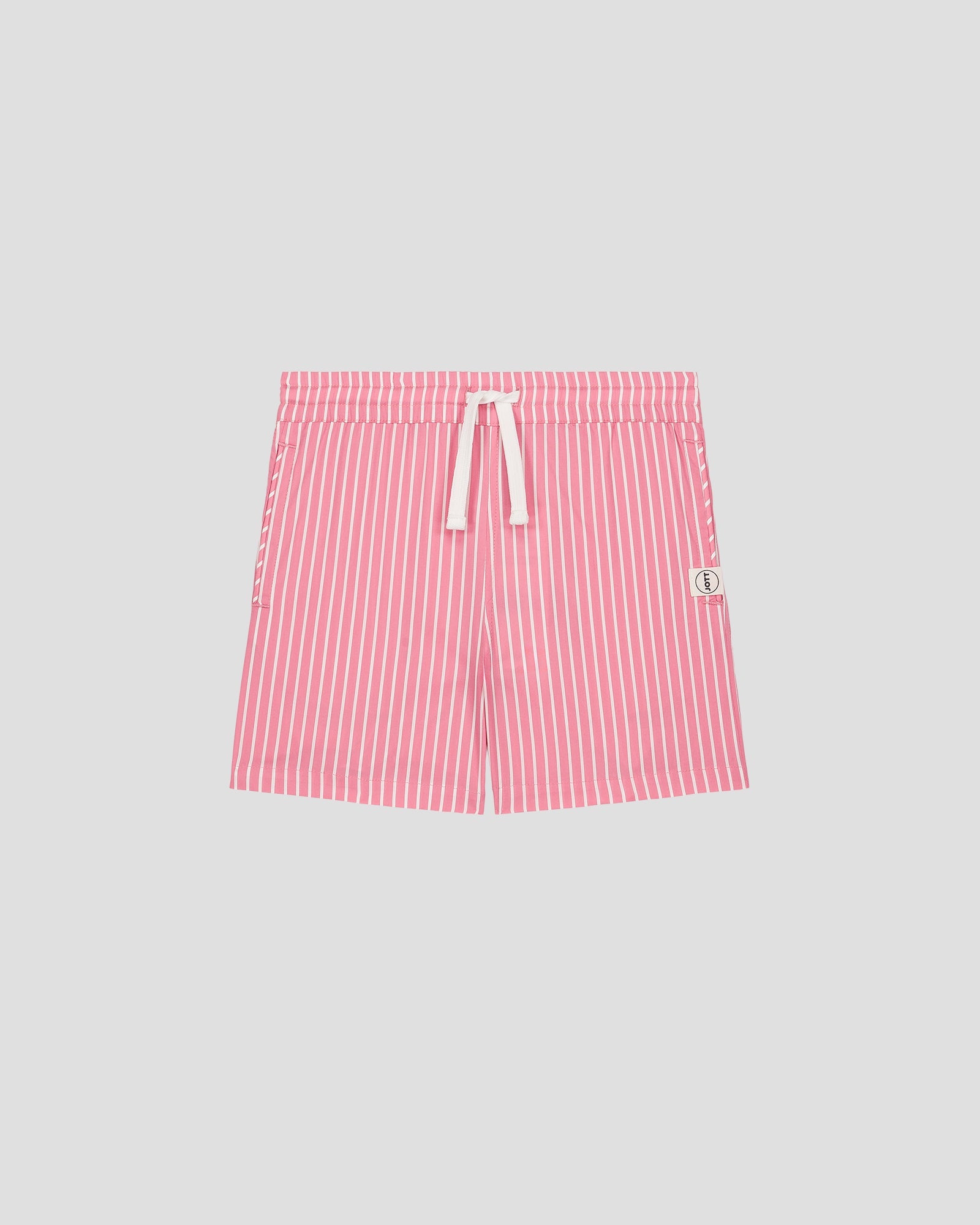 Bermuda enfant en popeline Pink antique rayé Joe stripe