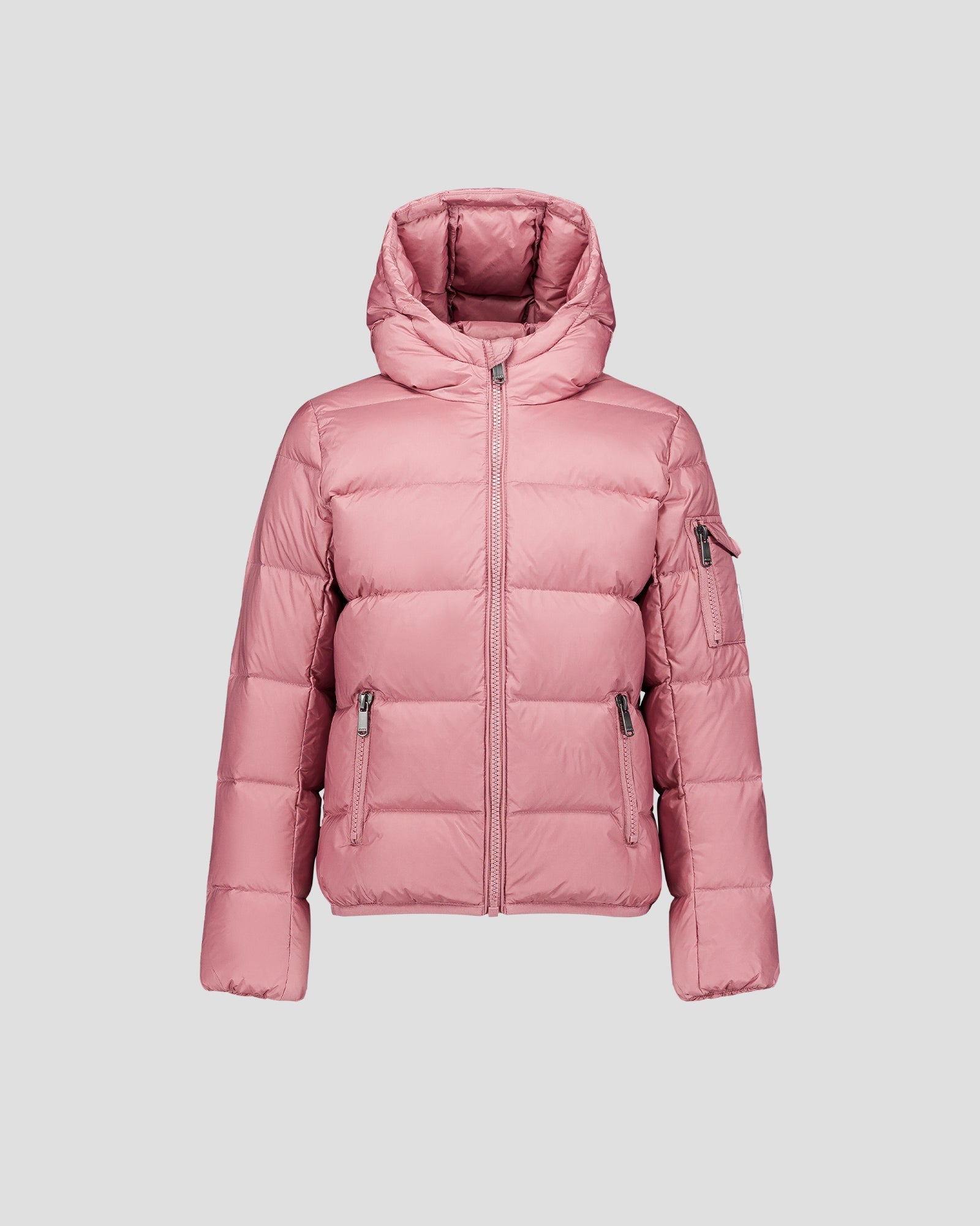 Doudoune enfant à capuche Grand Froid Rose antique Kazan