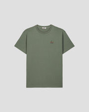 T-shirt col rond mixte Vert sauge Lipe