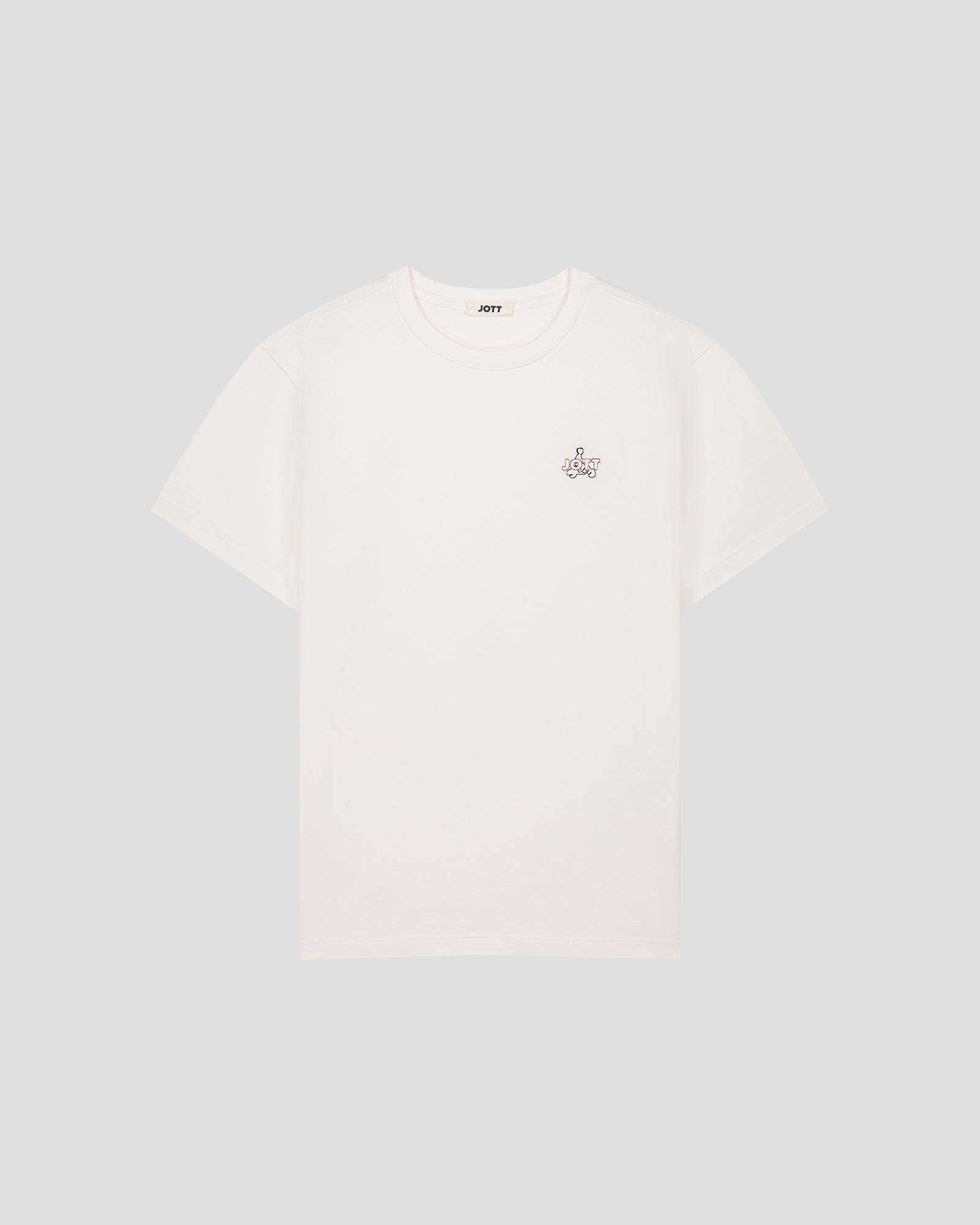 T-shirt col rond mixte Blanc Lipe