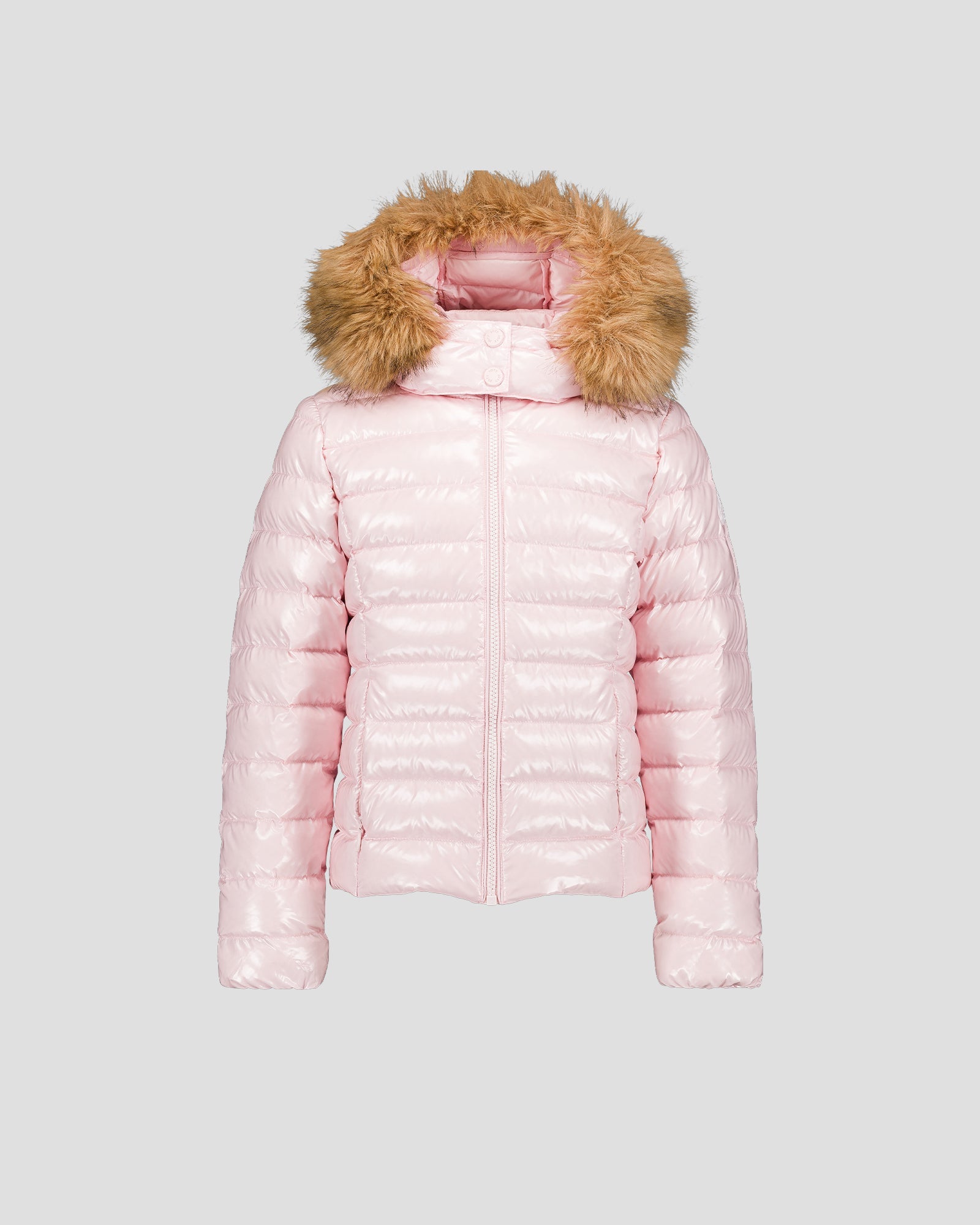Doudoune enfant Grand Froid Rose pétale Olympe laquée