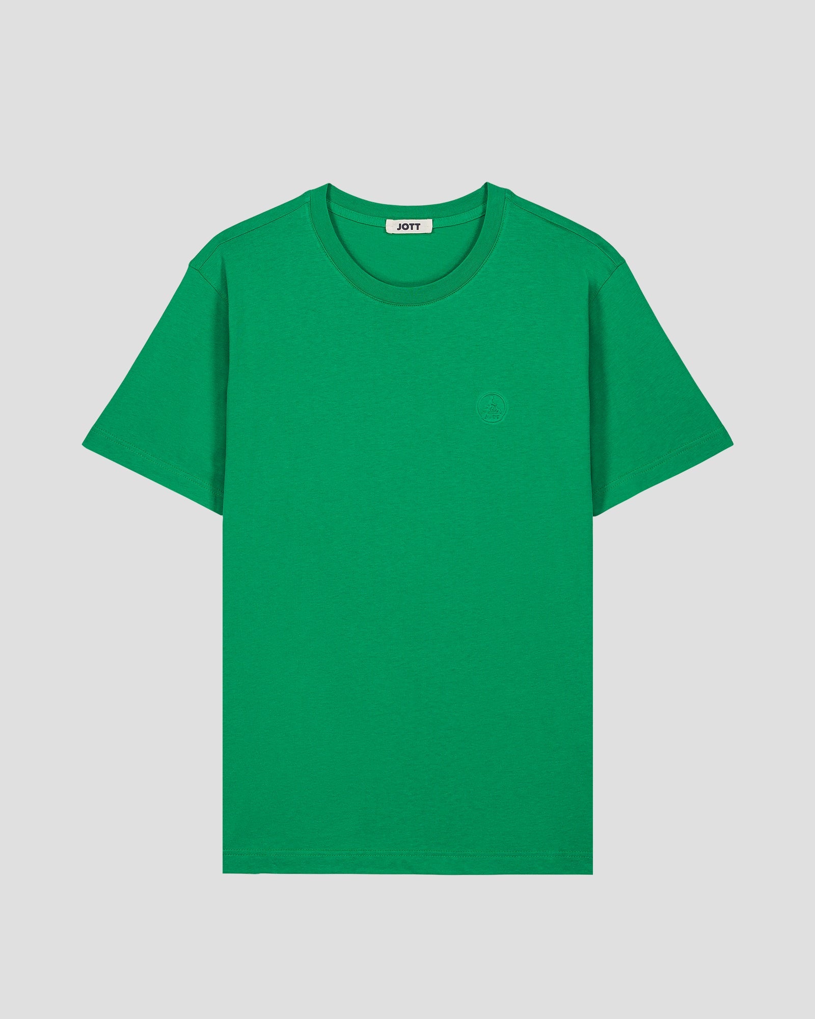 T-shirt à col rond homme en coton Vert tropical Pedro