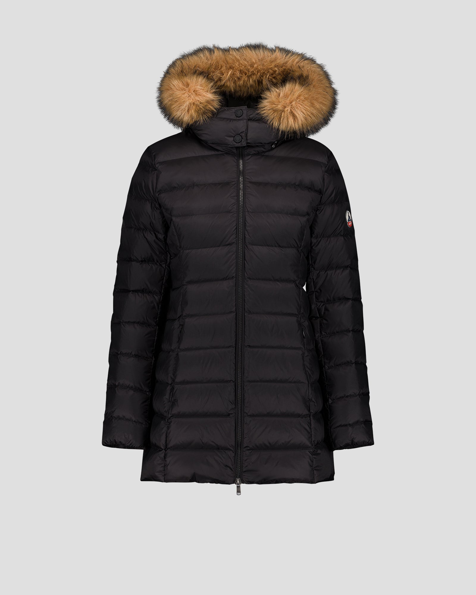 Doudoune mi-longue Grand Froid Noir Perle