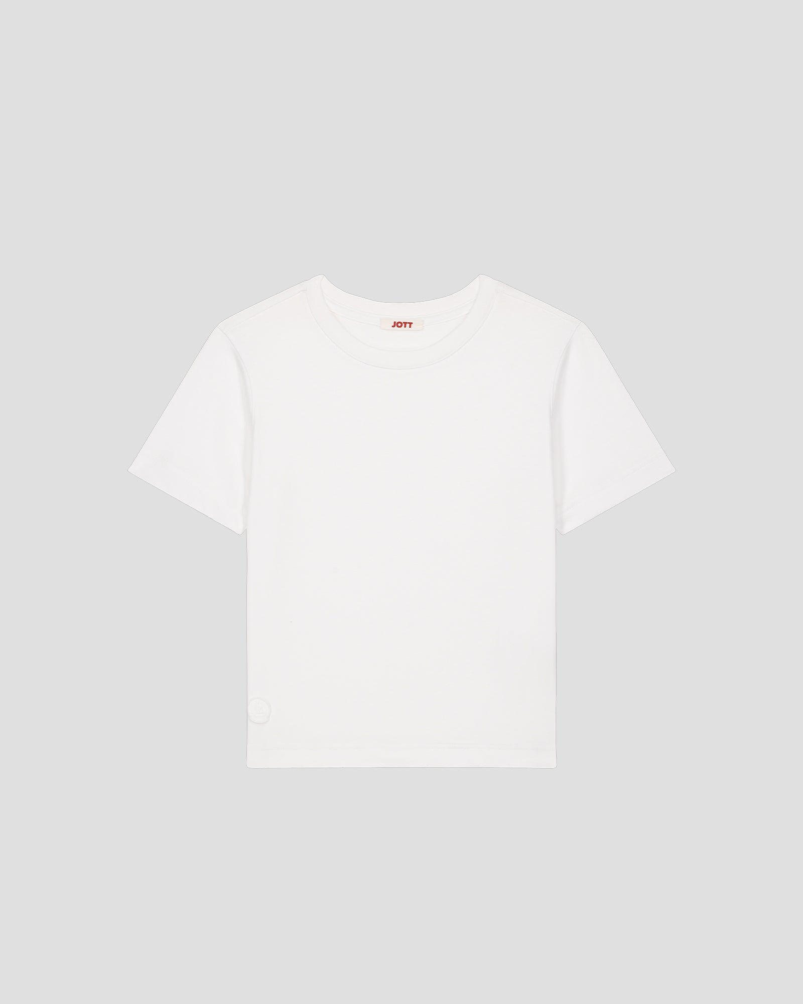 T-shirt enfant à col rond Blanc Pio