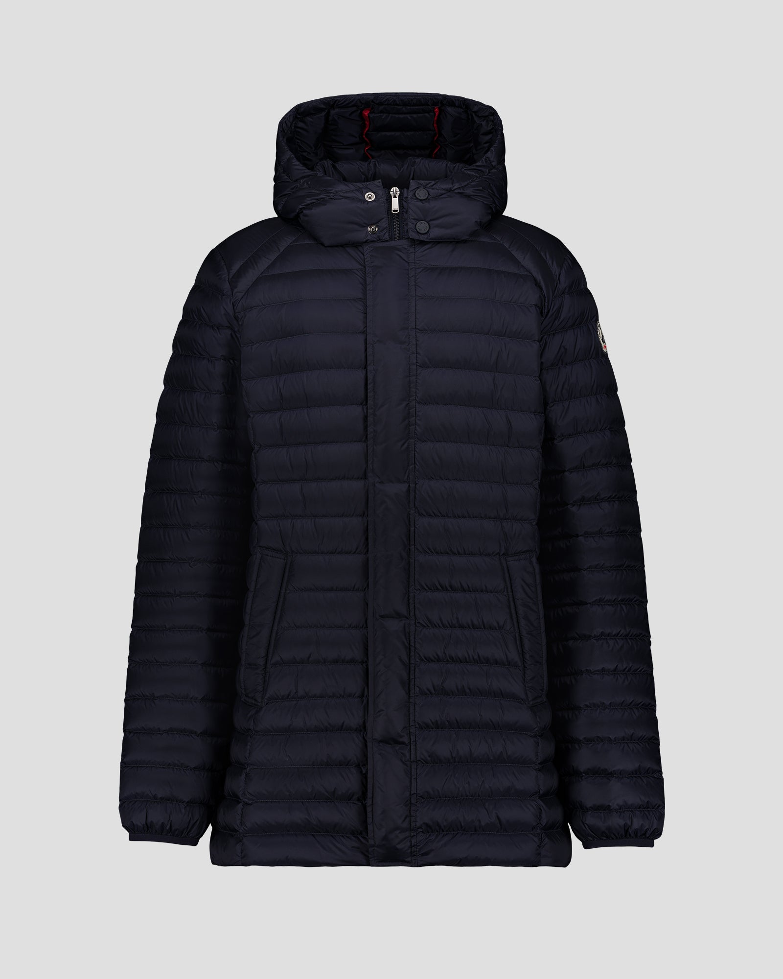 Doudoune mi-longue à capuche Marine Xavier