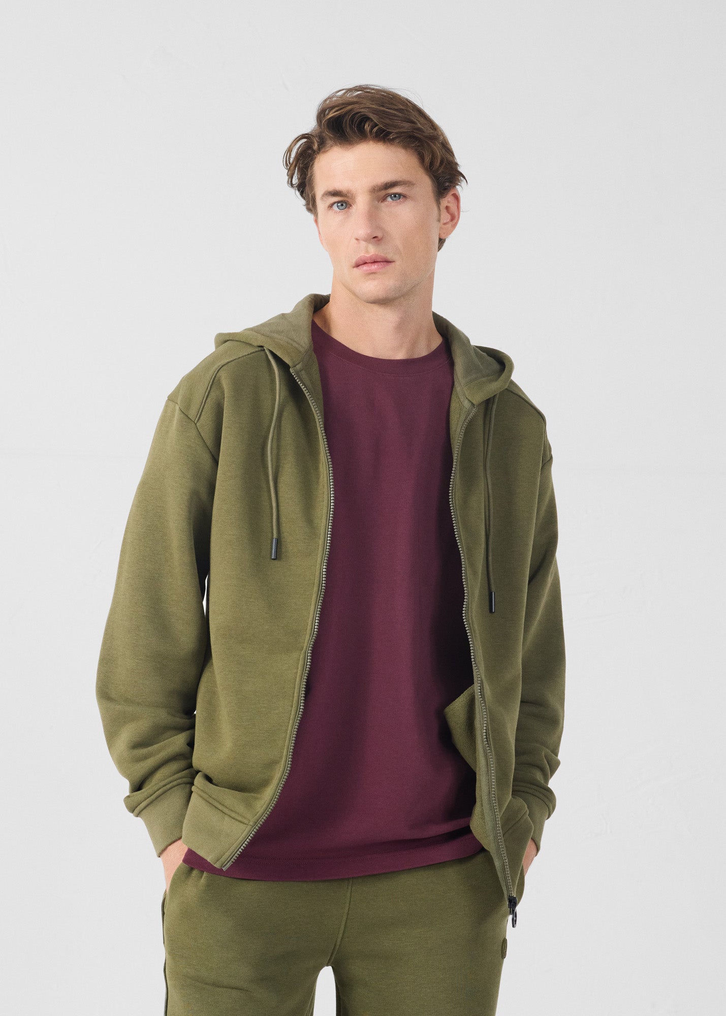 Veste zippée Army Roy