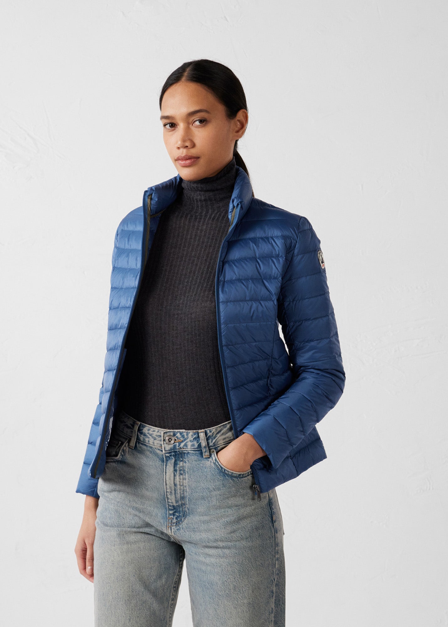 Doudoune légère Bleu jeans Cha