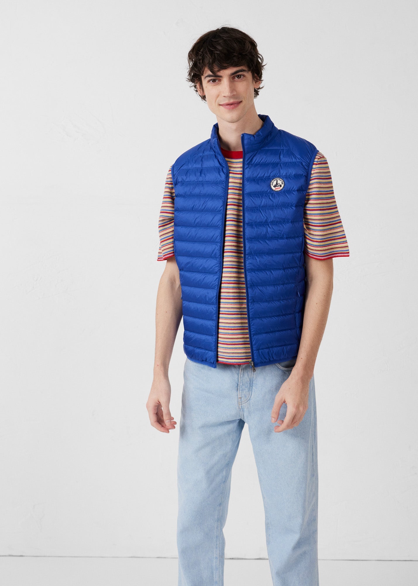 Doudoune sans manches Bleu cobalt Tom