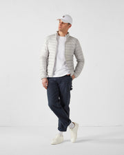 Doudoune légère Gris glace Mat