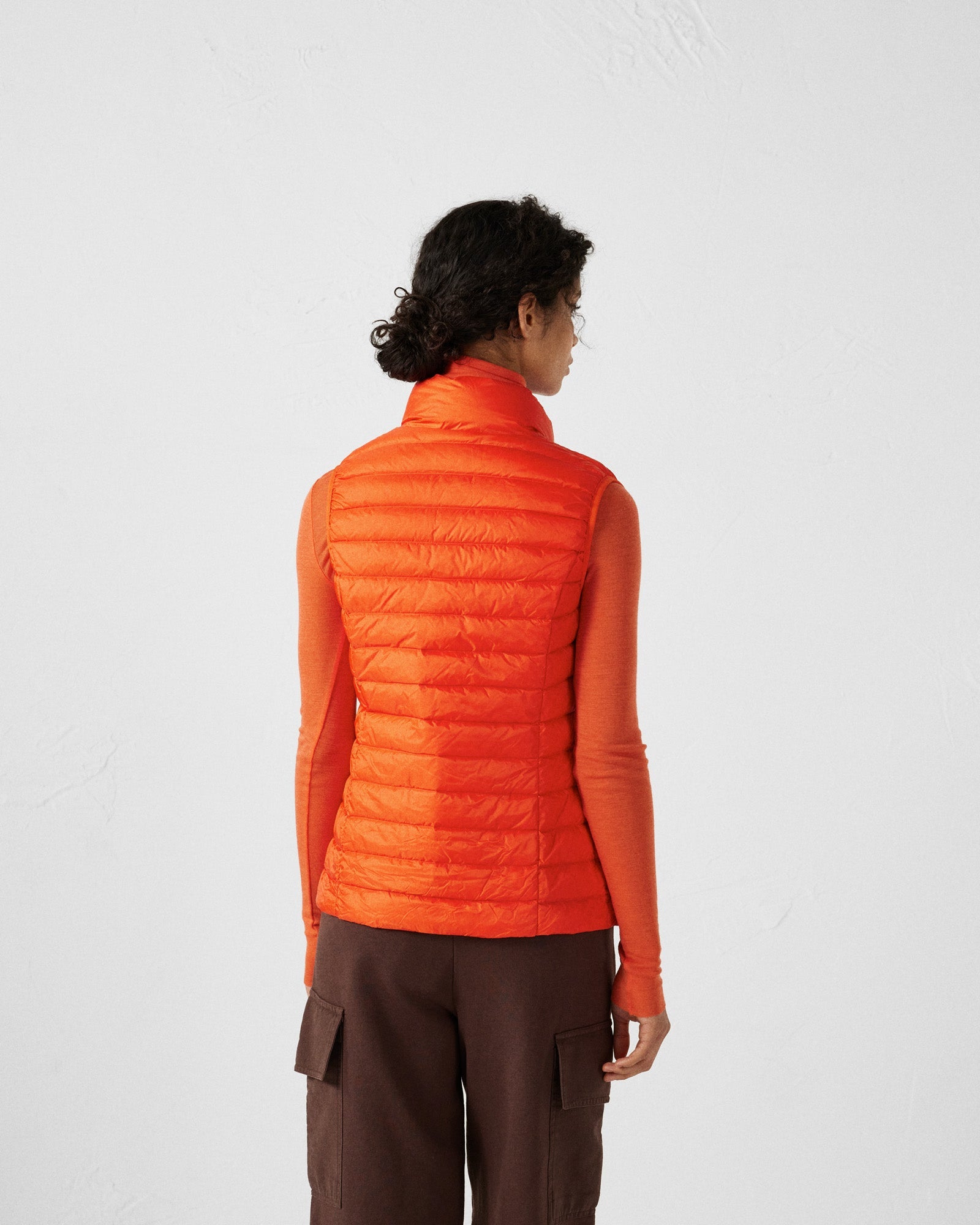 Doudoune légère sans manches Rouge feu Seda