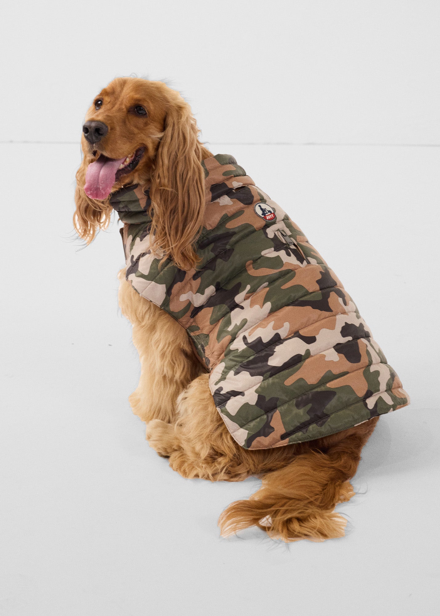 Doudoune pour chien Camo sucre roux Cutie print