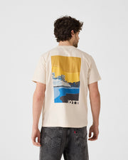 T-shirt col rond en coton Sable Espar