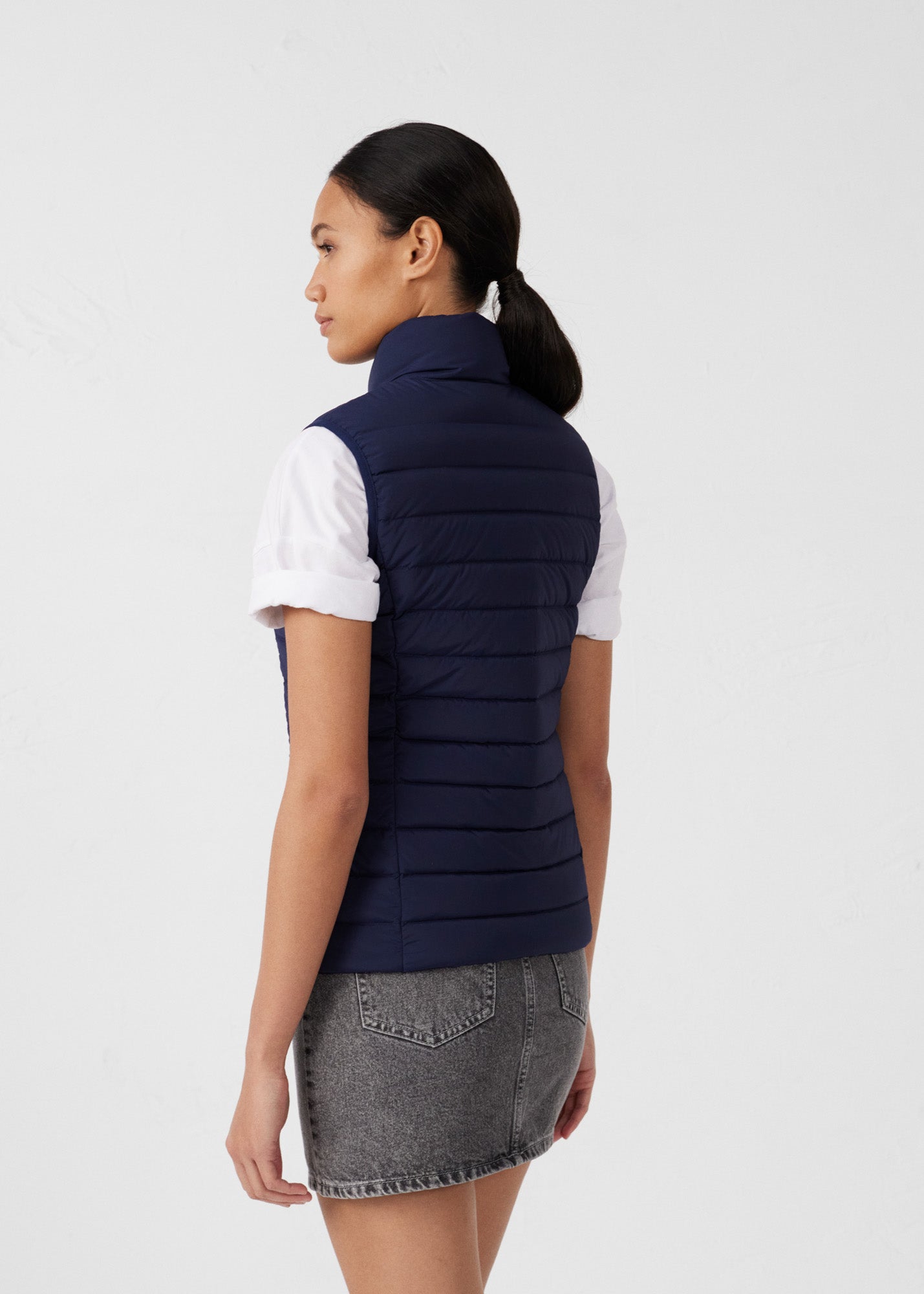 Doudoune sans manches stretch Marine Grenada