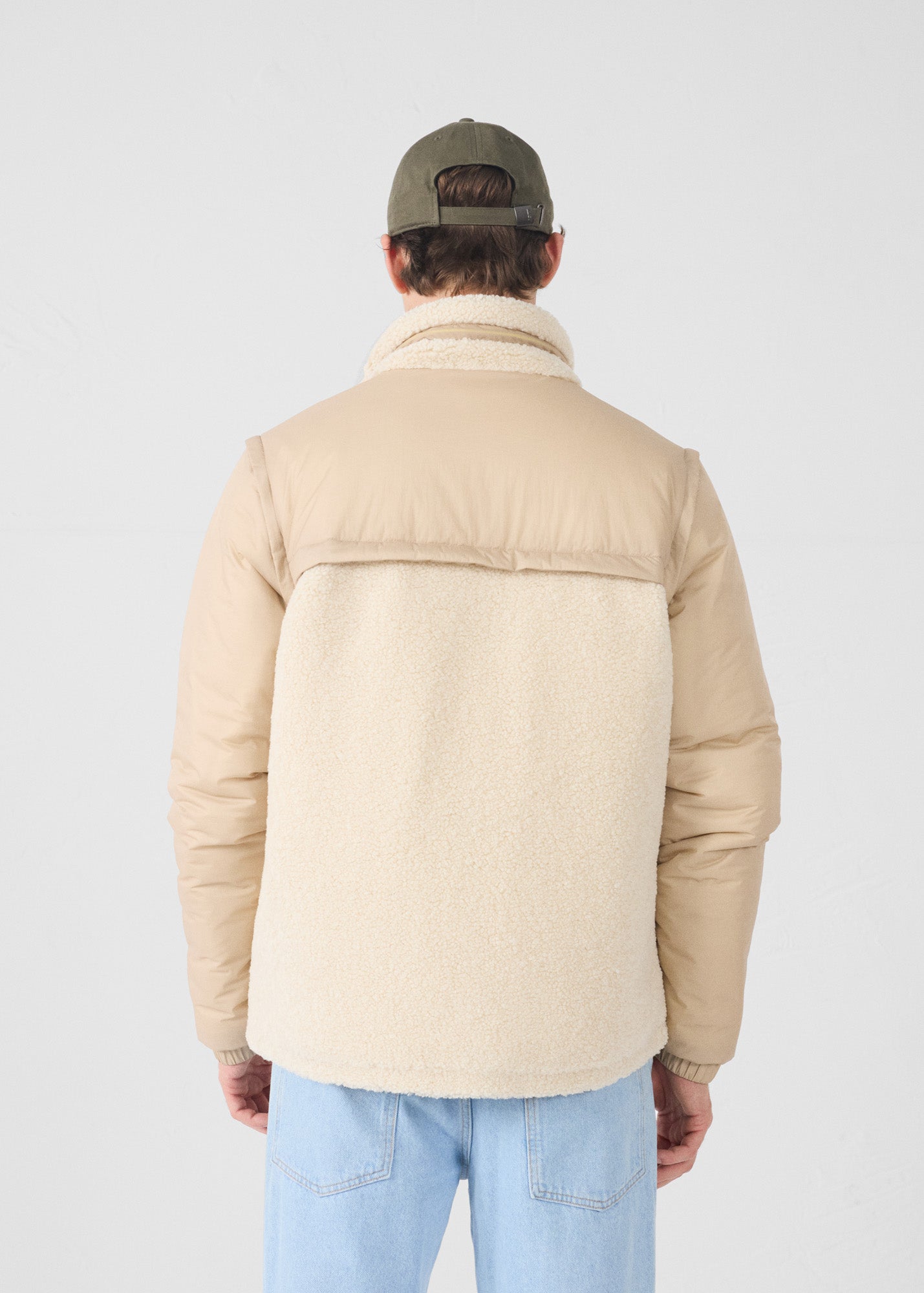 Doudoune sherpa Naturel Oleg