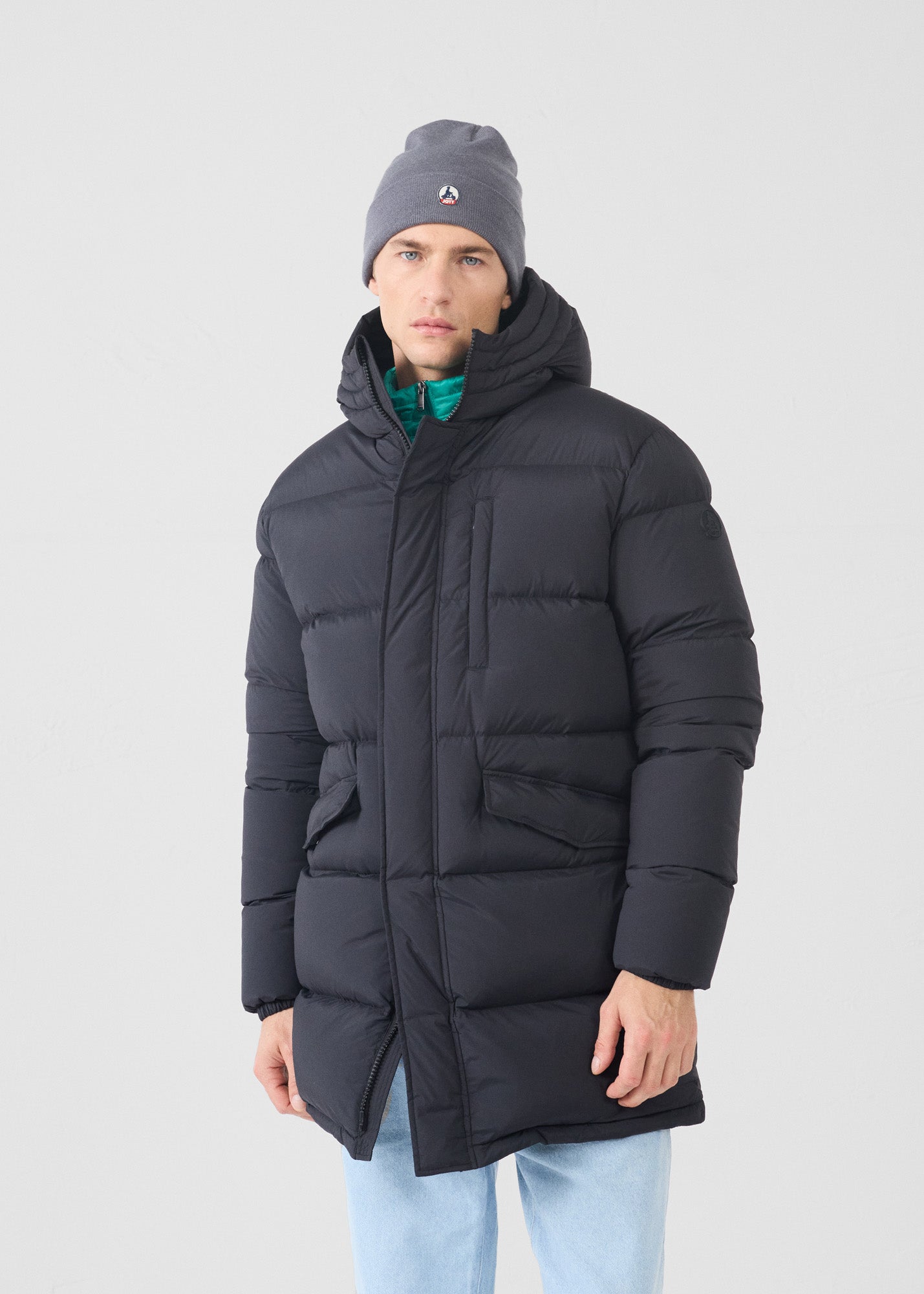 Doudoune Grand Froid stretch mi-longue Noir Scott