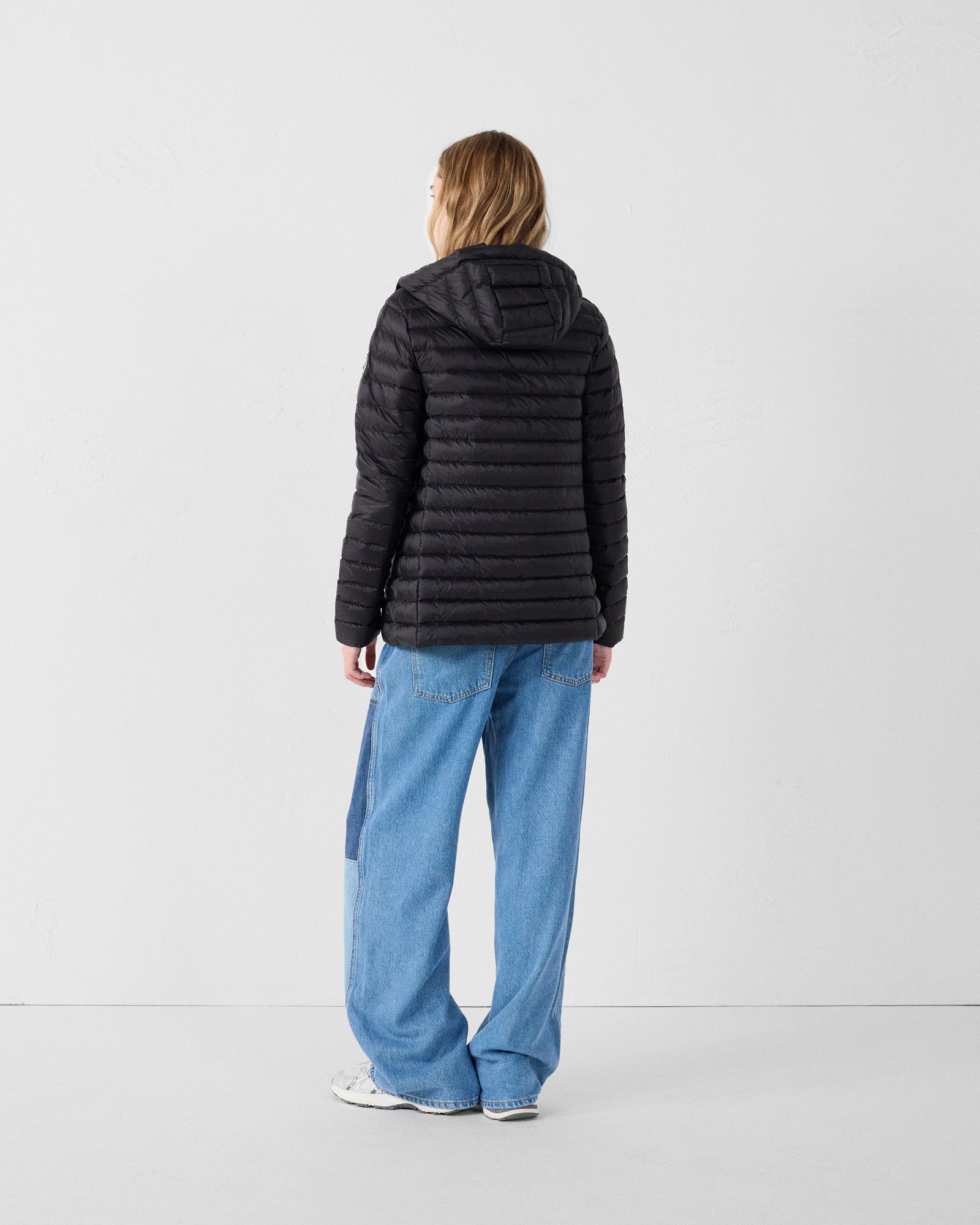 Doudoune mi-longue Noir Claudie