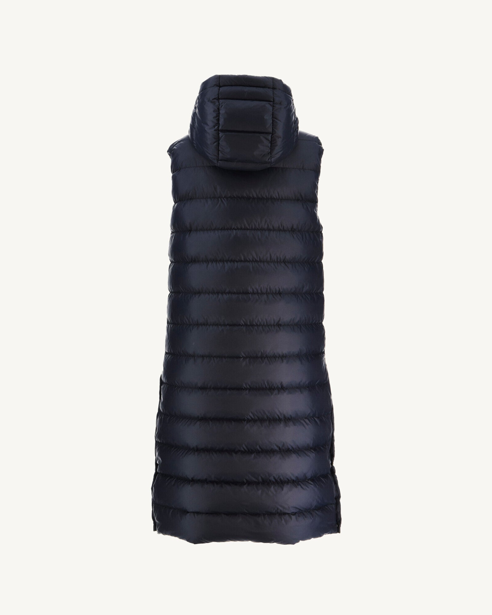 Doudoune longue droite à capuche Marine Lola