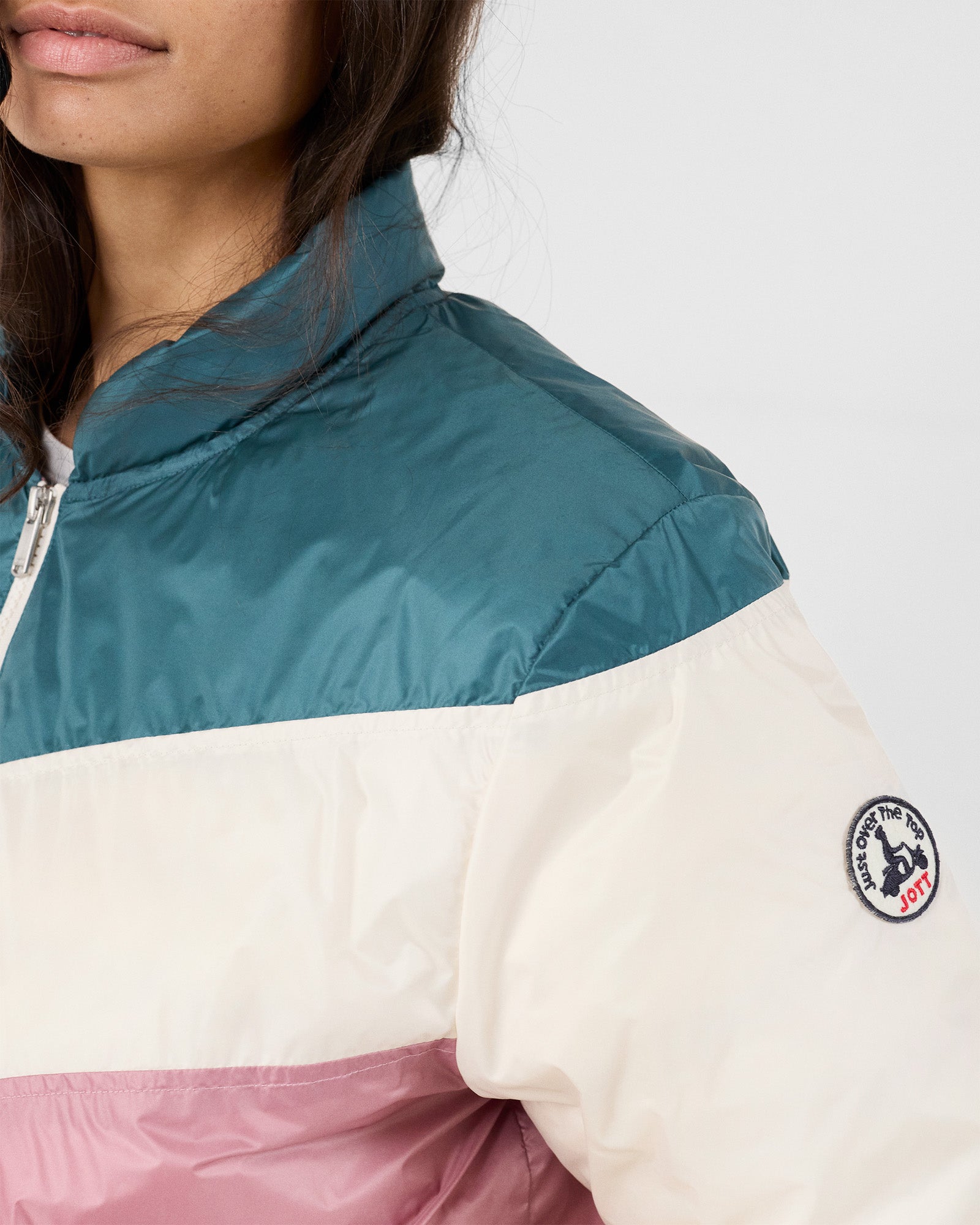 Veste esprit puffer Deep lake/Rose antique Joan