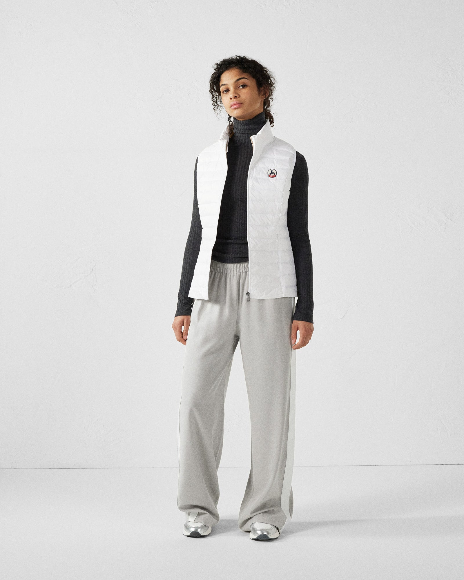 Doudoune légère sans manches Blanc Seda