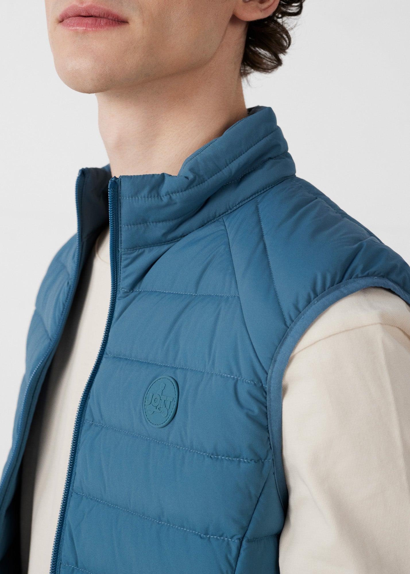 Doudoune sans manches stretch Encre de mer Arafo