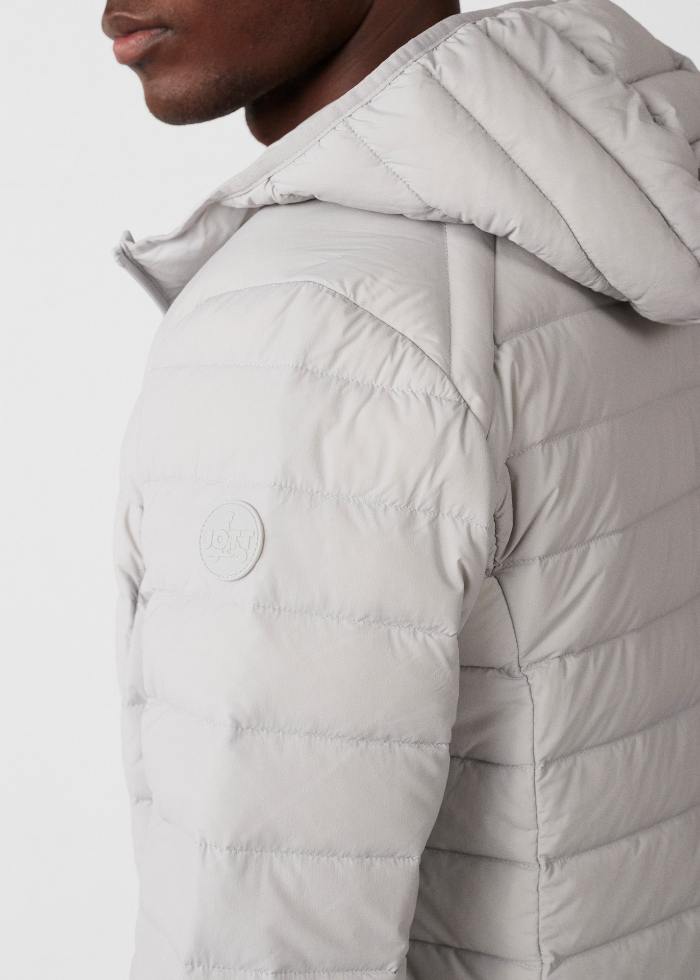 Doudoune légère stretch à capuche Reflet de mer Frantz