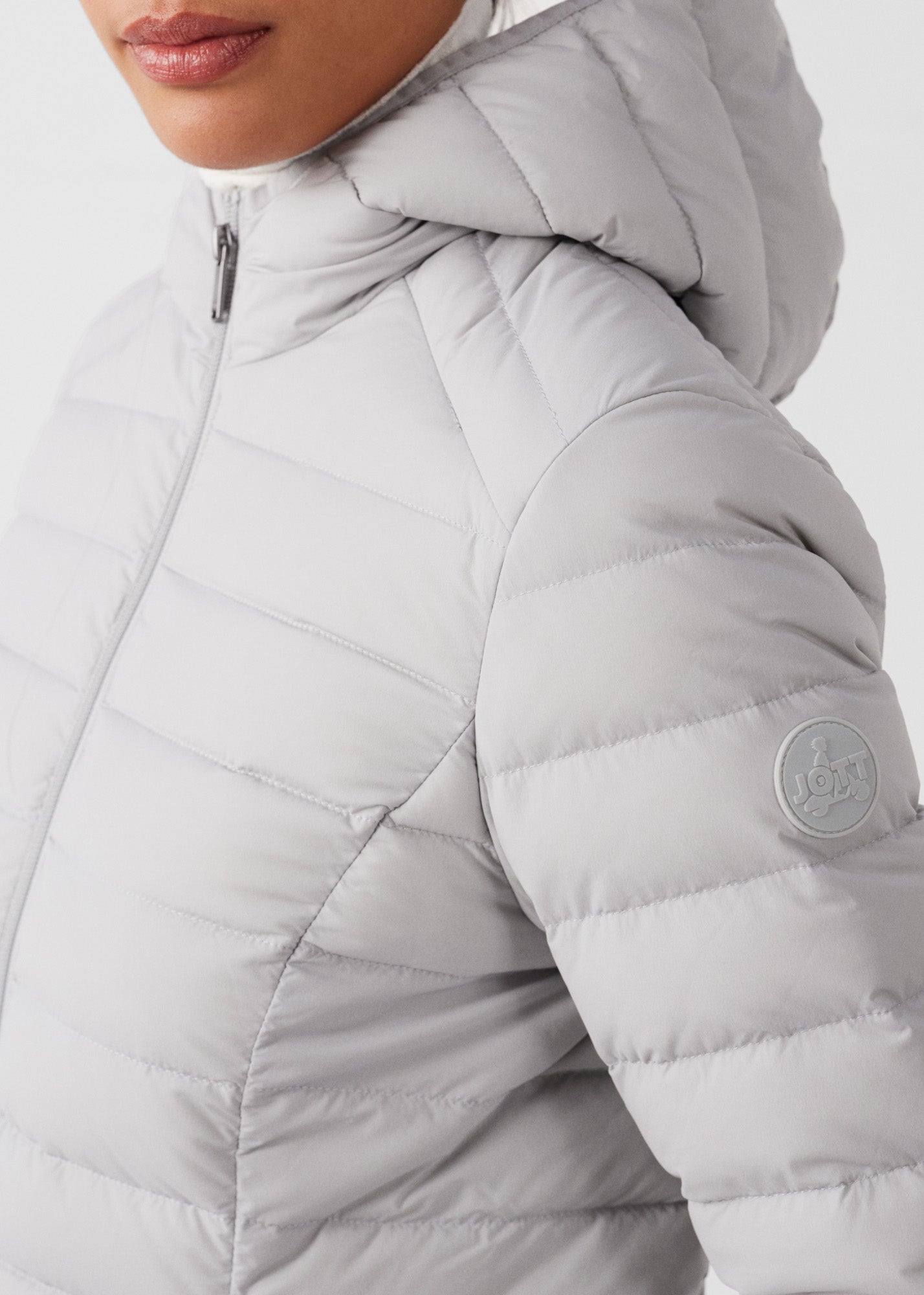 Doudoune à capuche stretch légère Reflet de mer Salma