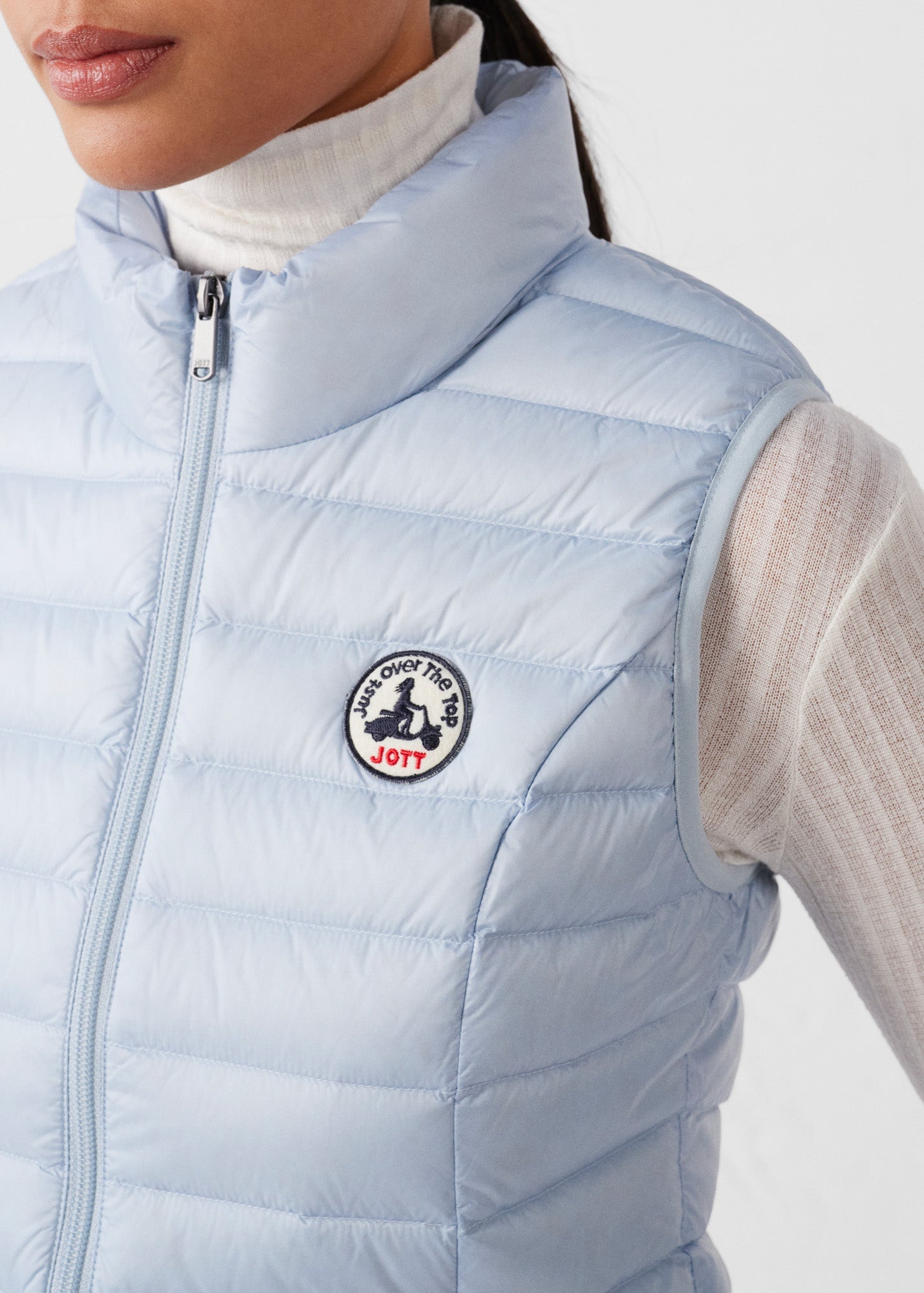 Doudoune légère sans manches Cendre marine Seda