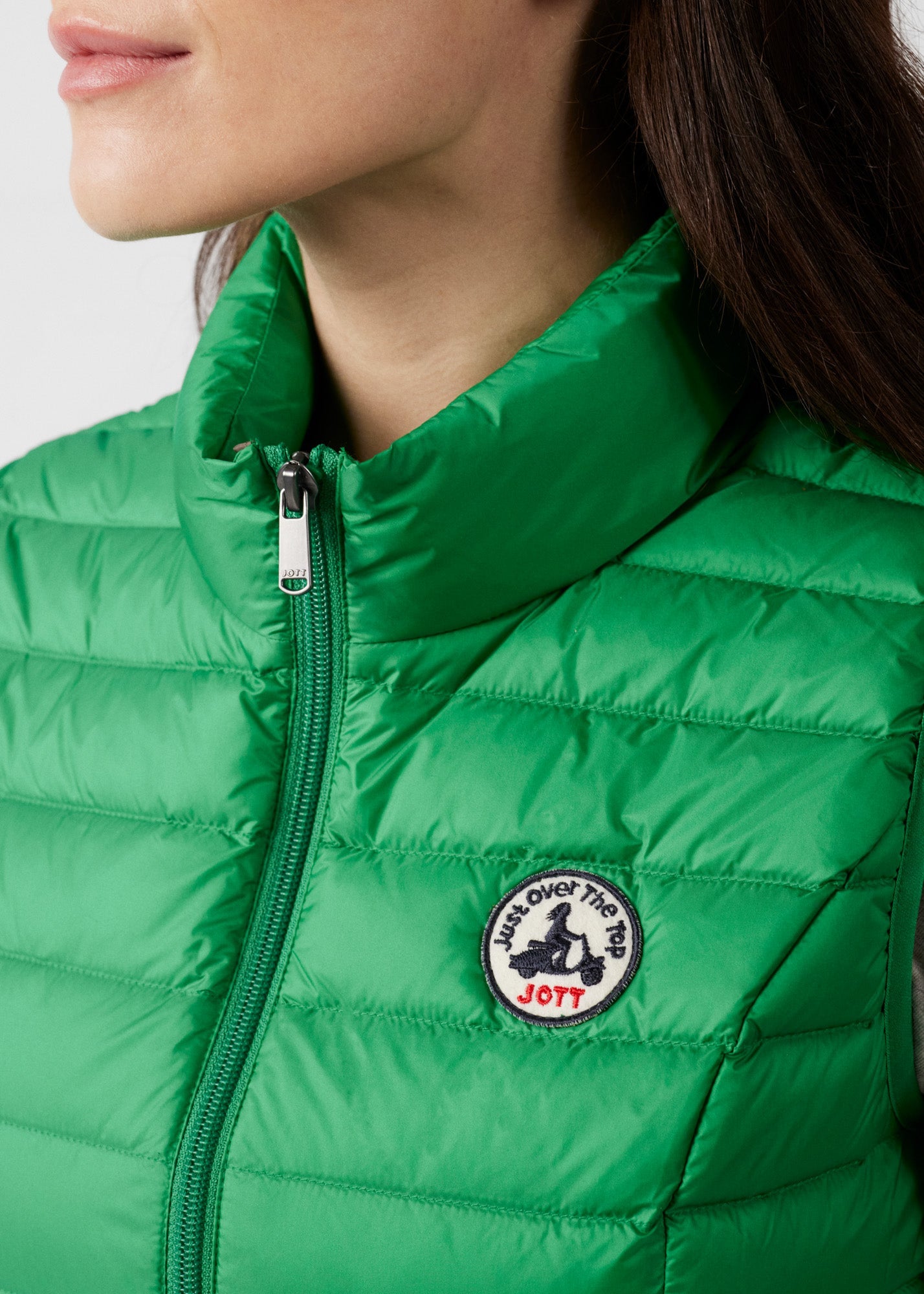 Doudoune légère sans manches Vert tropical Seda