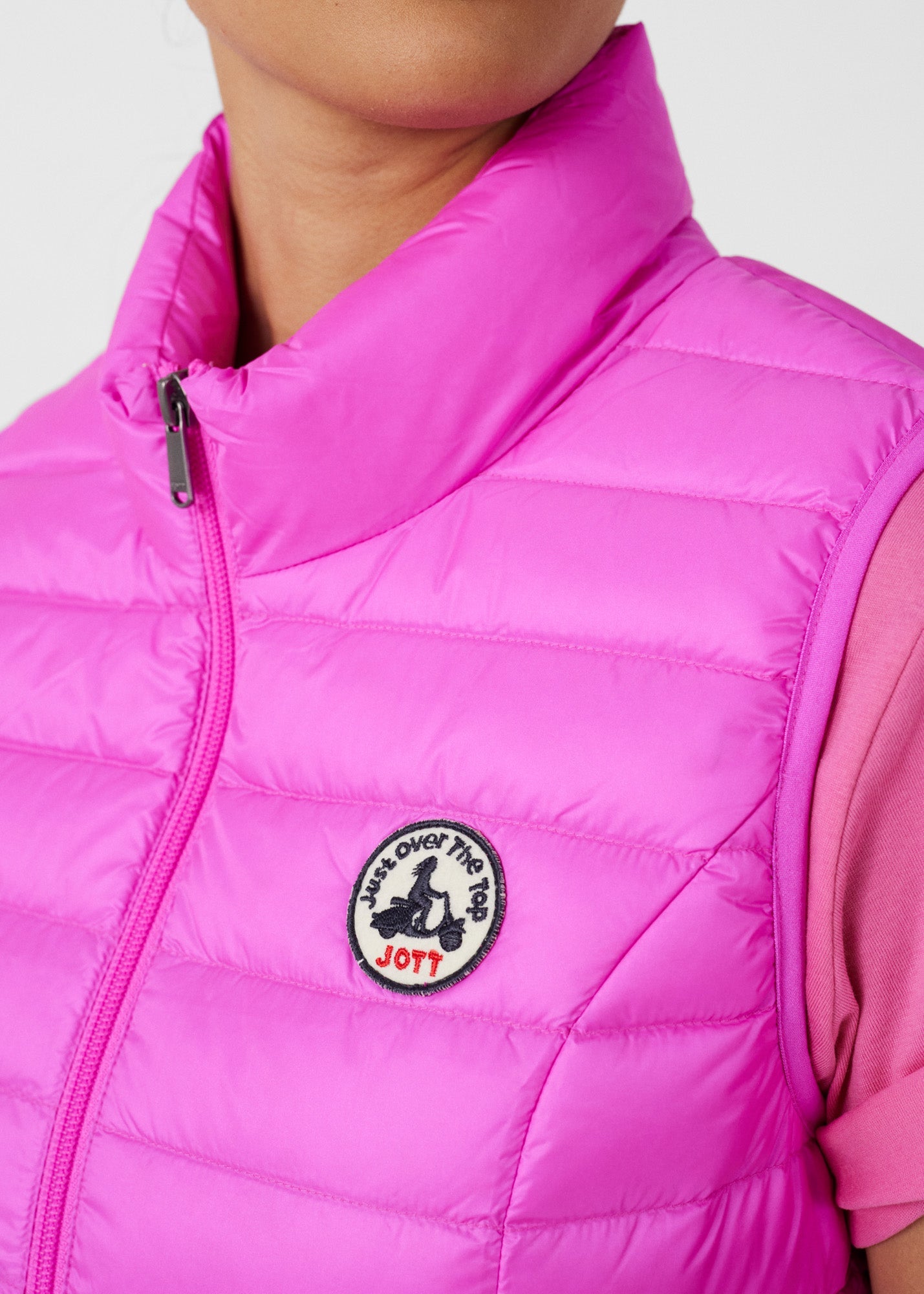 Doudoune légère sans manches Rose électrique Seda