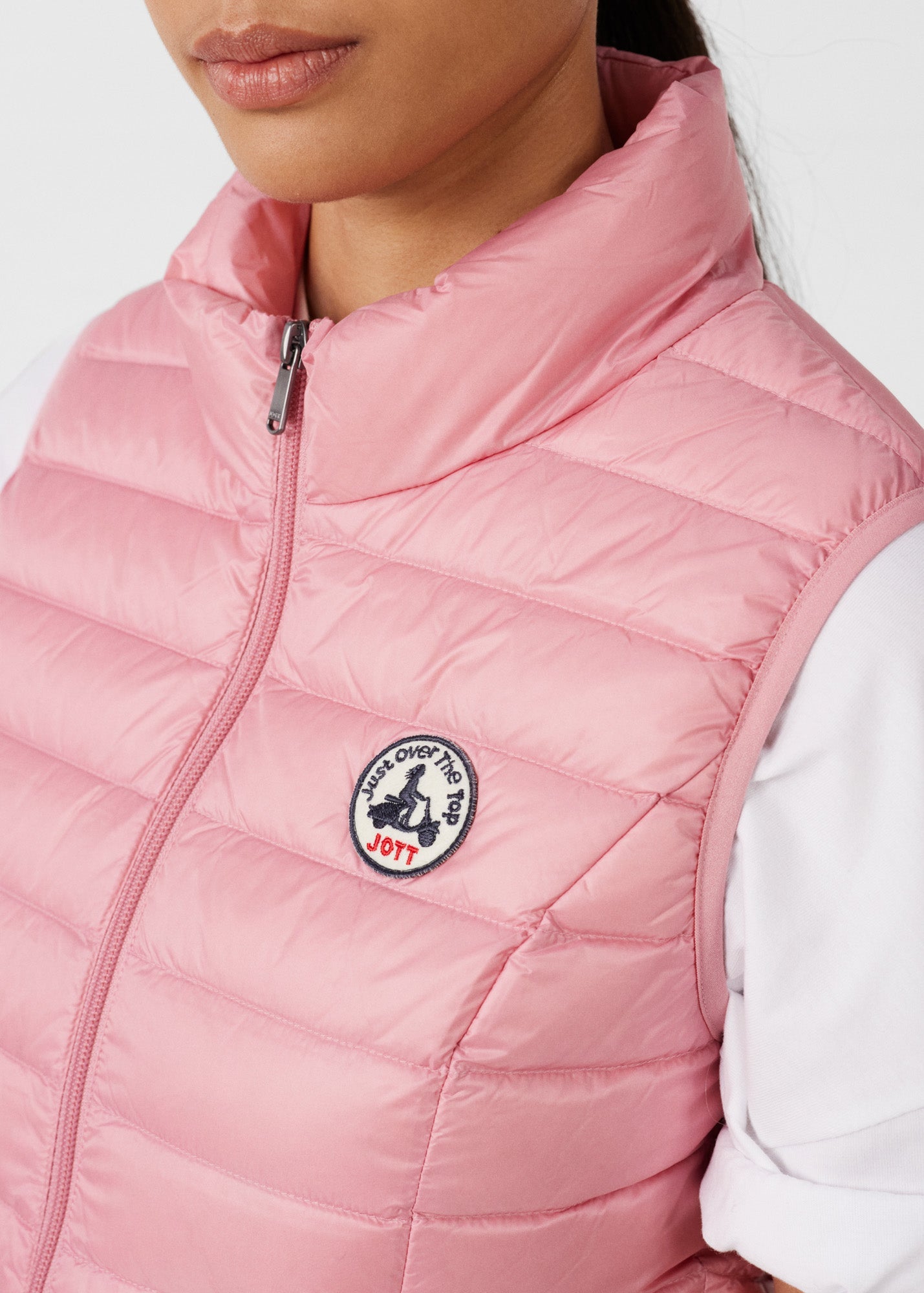 Doudoune légère sans manches Pink antique Seda